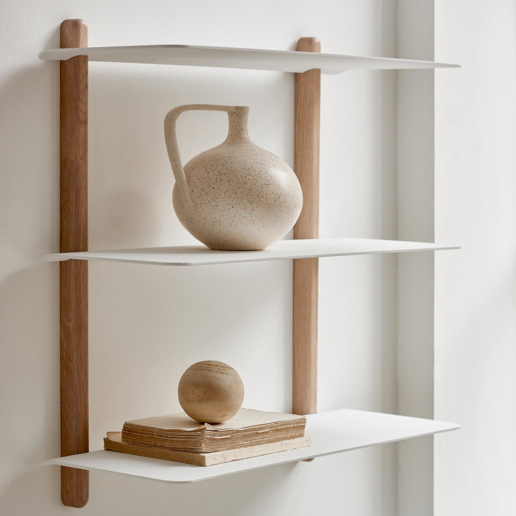 NIVO Shelf Large A - light oak/white