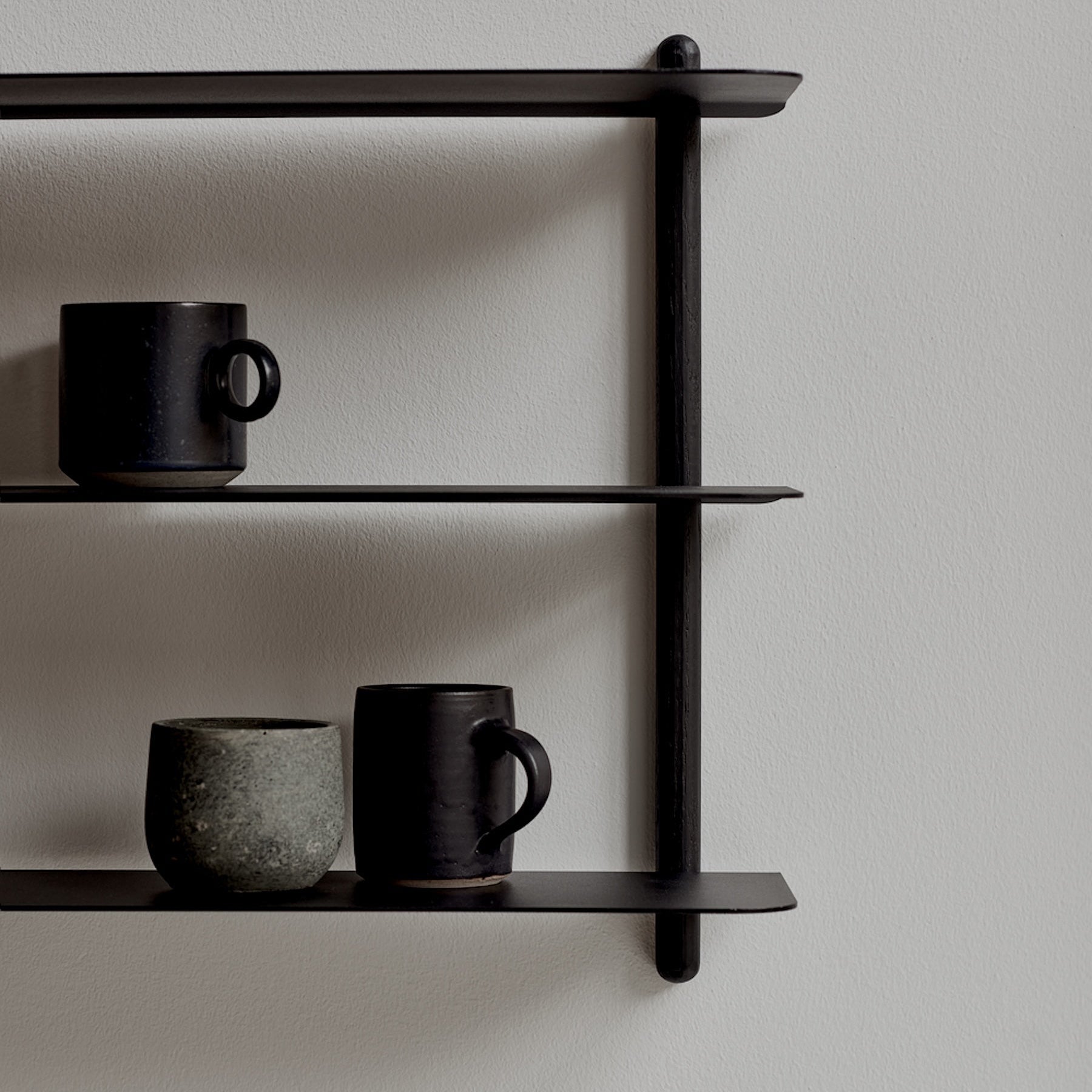 NIVO Shelf Small A - black ash/black