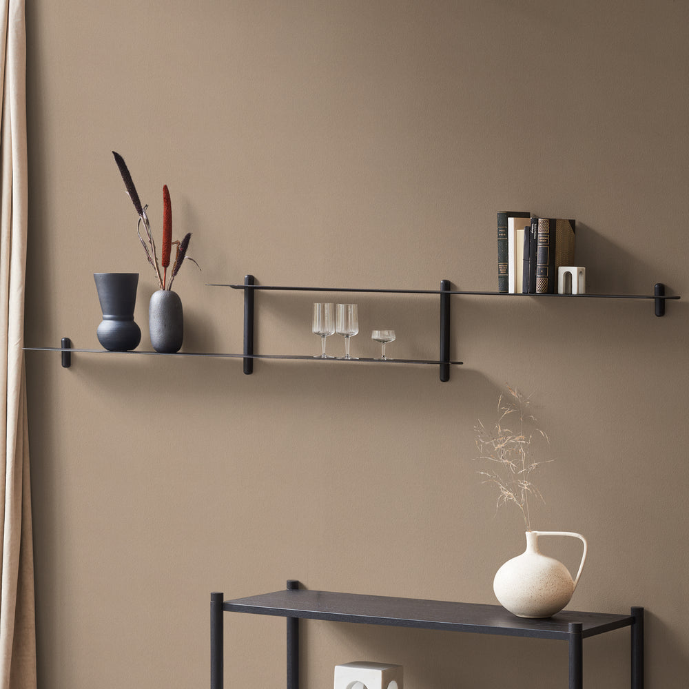 NIVO Shelf Small H - black ash/black