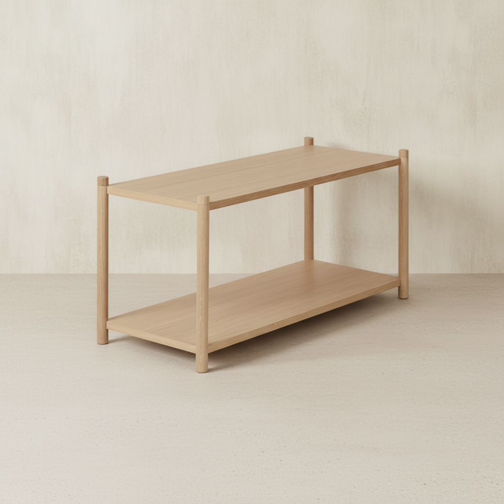 Sceene bookcase F - light oak