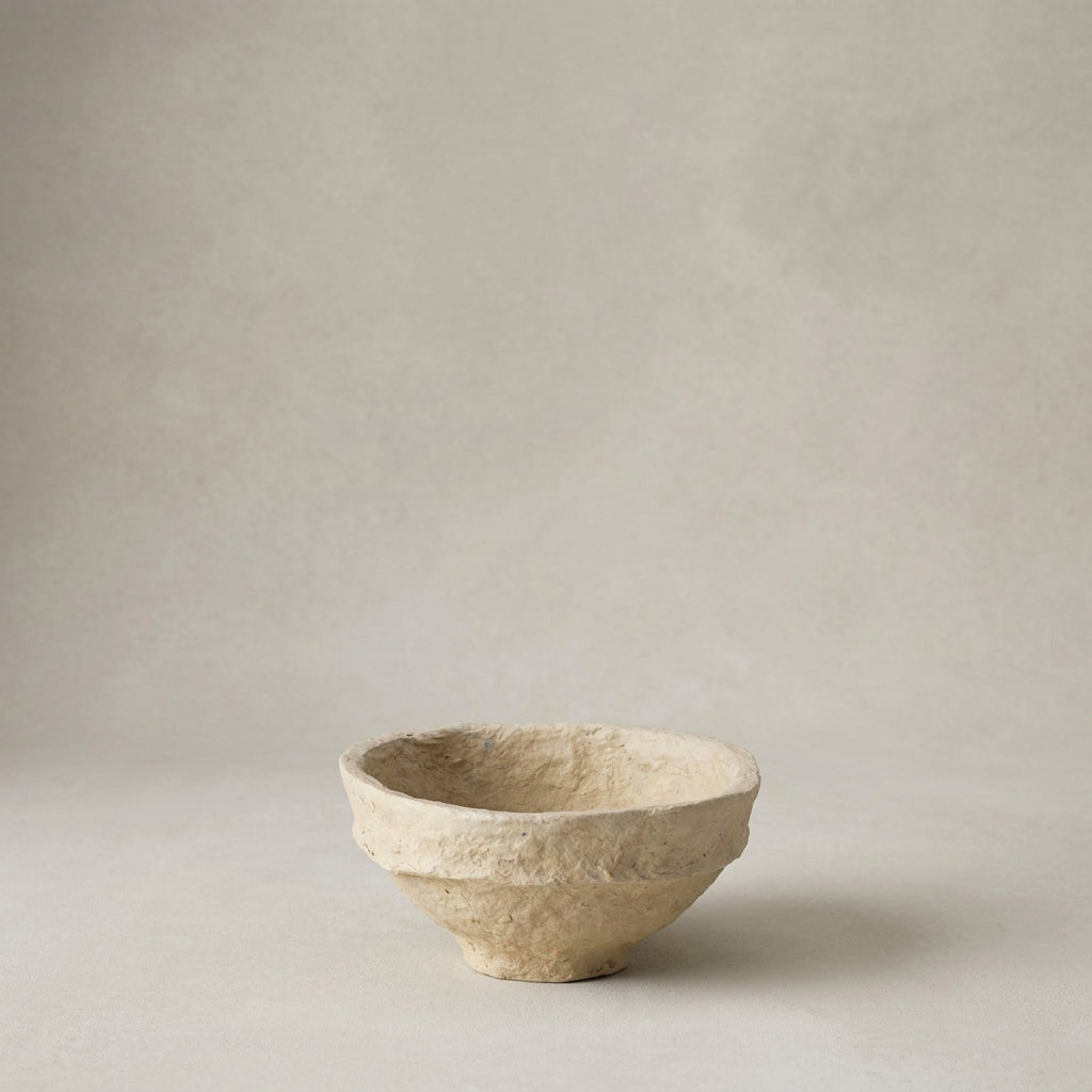 SUSTAIN Sculptural Bowl, small sand