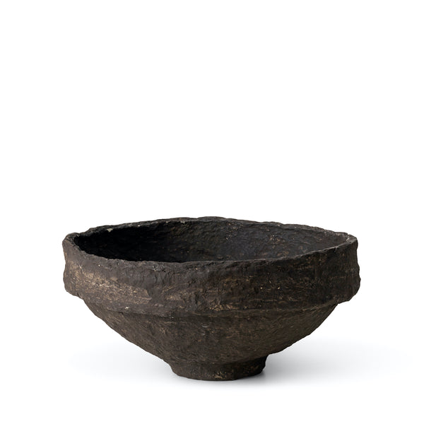 SUSTAIN Sculptural Bowl - large, brown