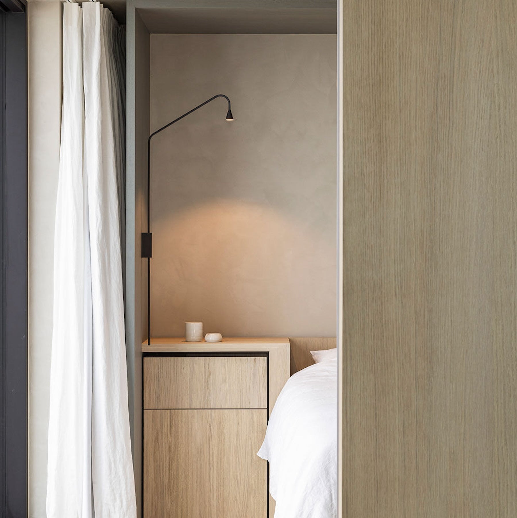 Austere Wall Lamp with Plug - 7 Finish Options*