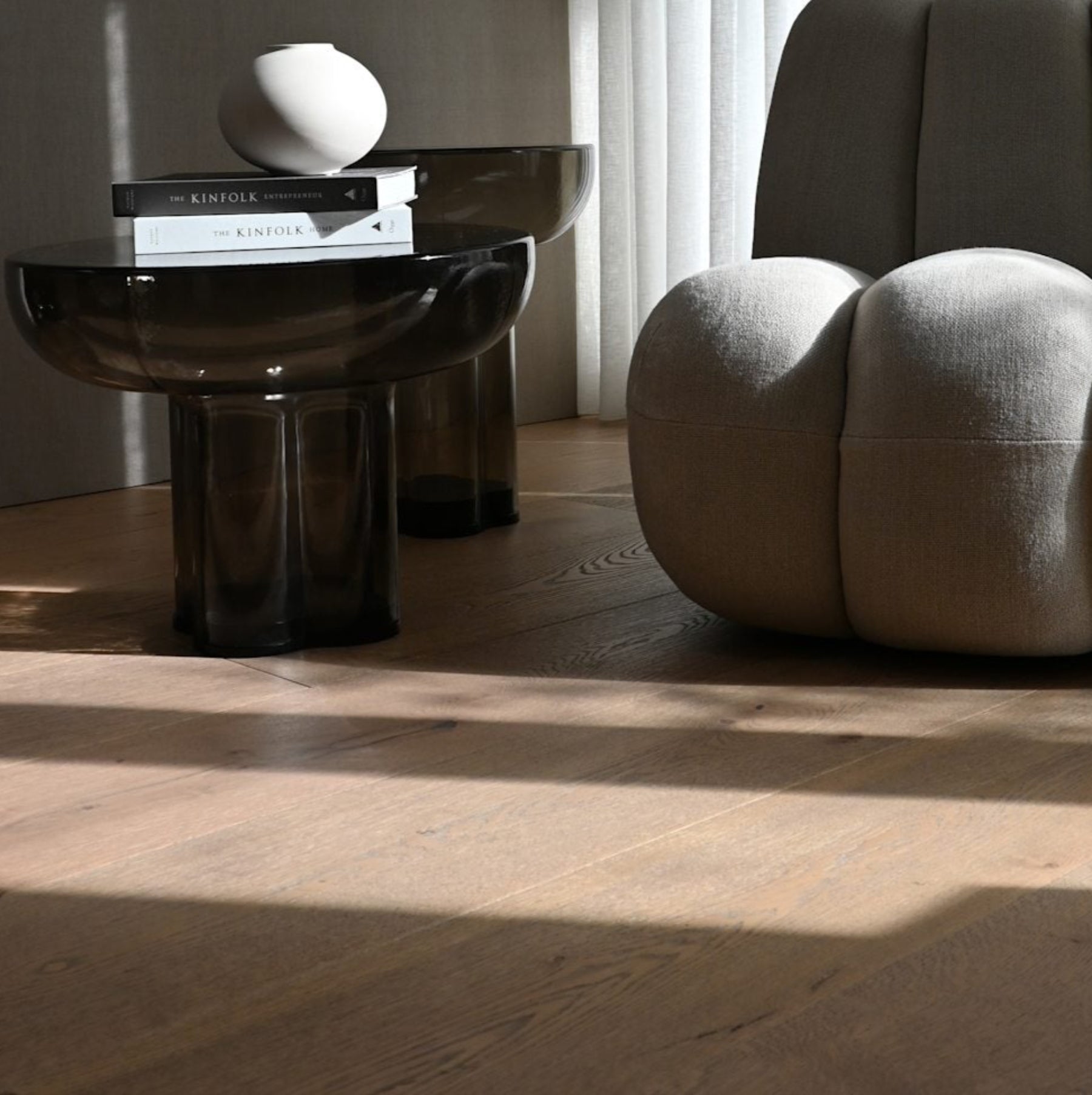 Crown Table, Tall - Smoked Forest*