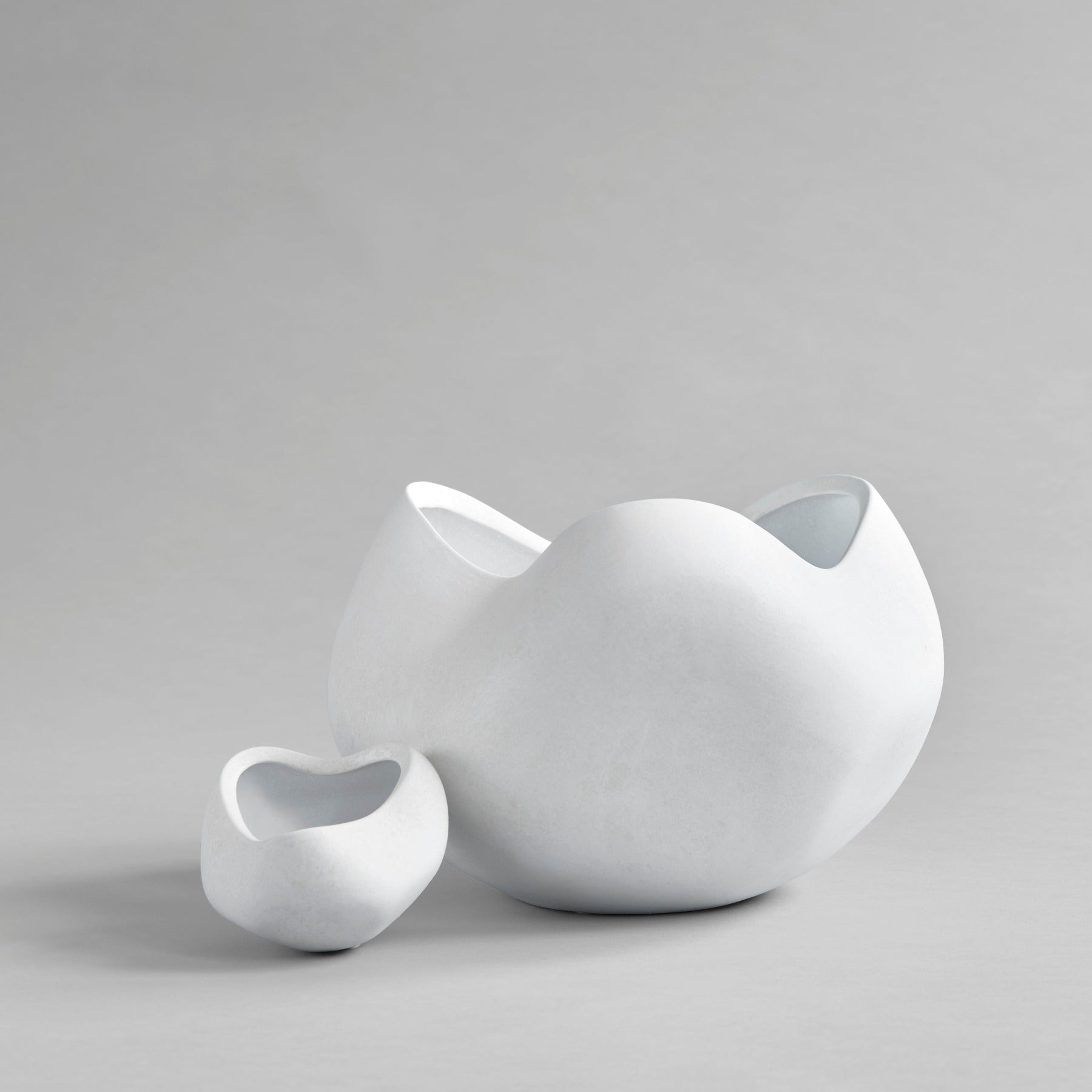 Curve Bowl, Big - Bone White