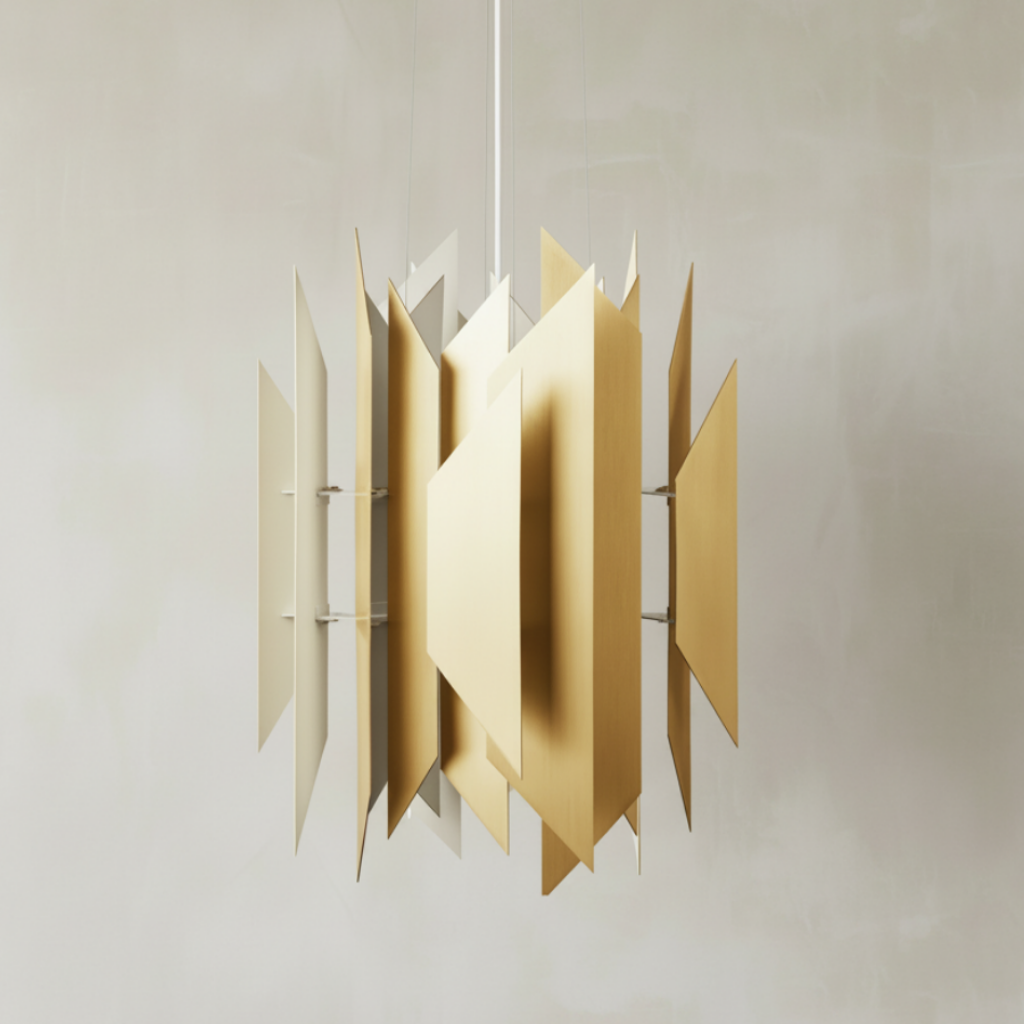 DIVAN 2 PENDANT 550 Brass