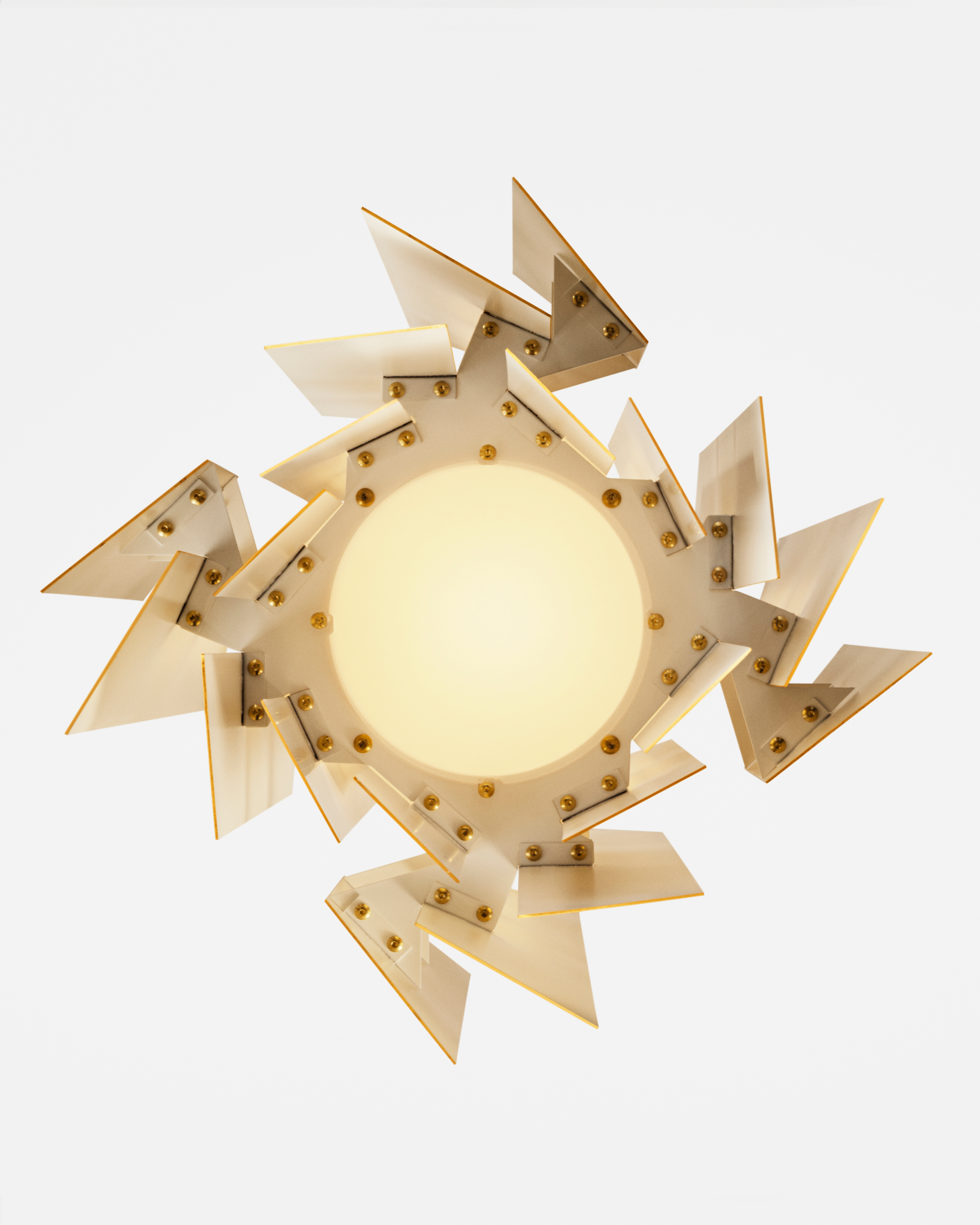 DIVAN 2 PENDANT 550 Brass