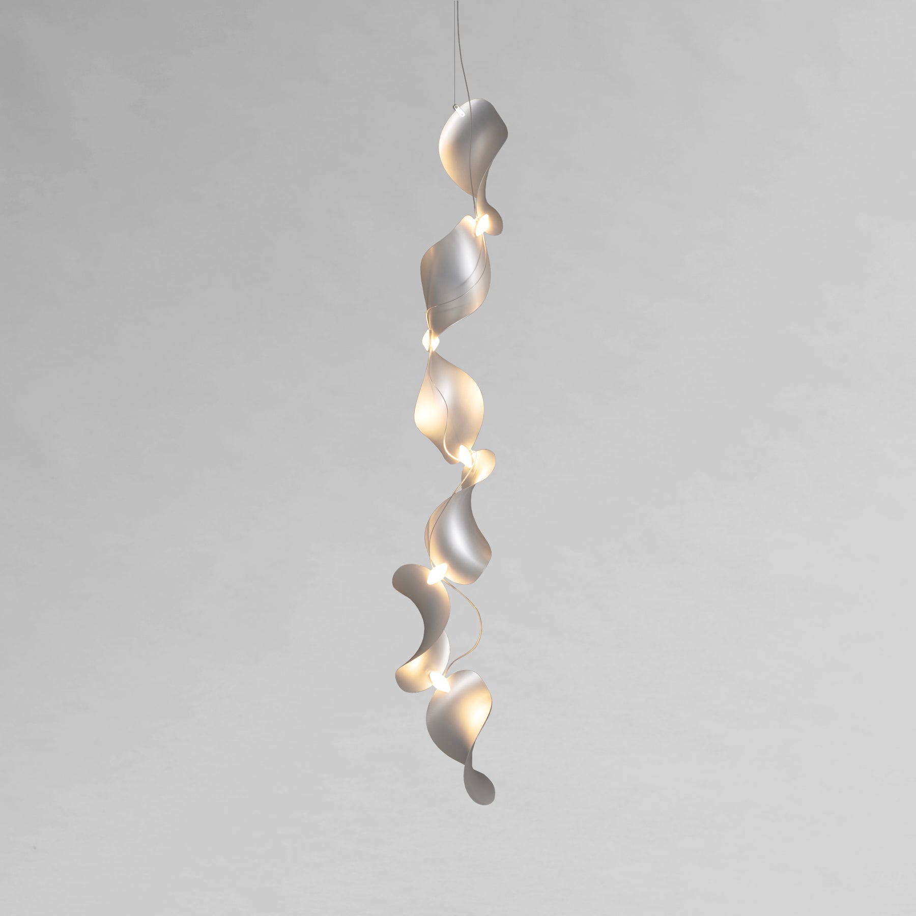 Dune 6 Vertical Line Chandelier - 2 Finish Options*