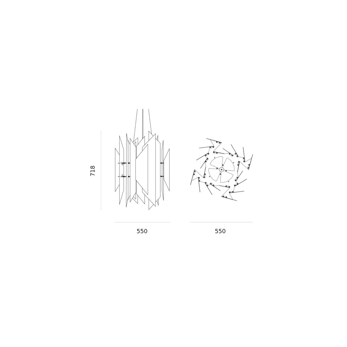 DIVAN 2 PENDANT 550 Original