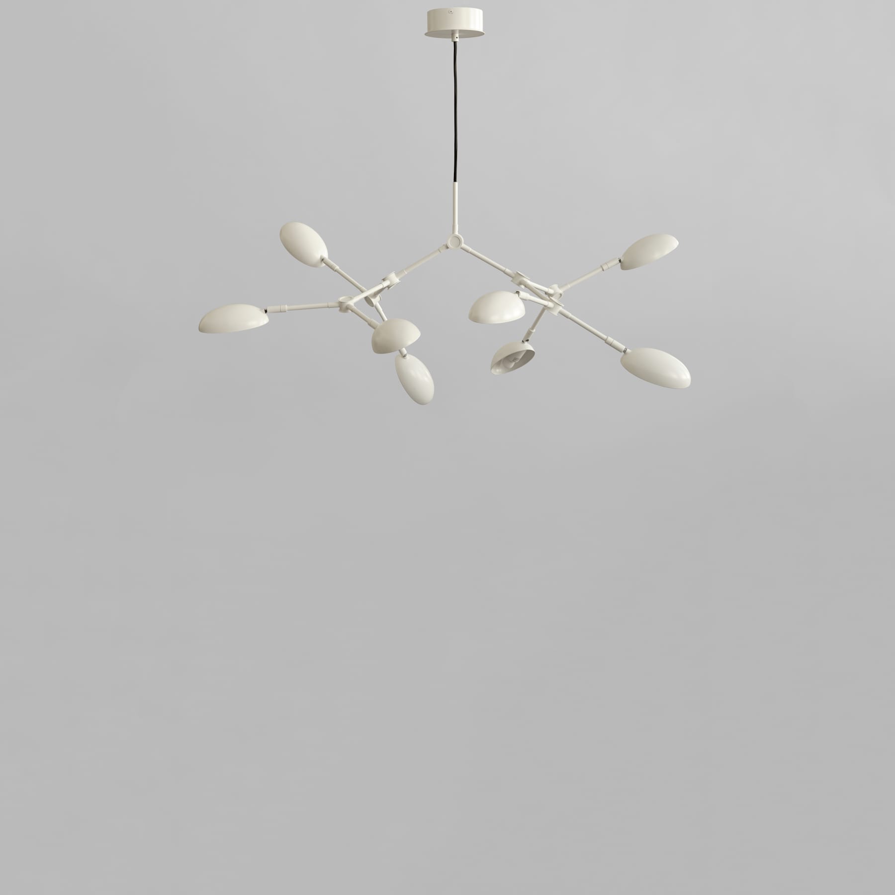 Drop Chandelier, Mini - White, UL