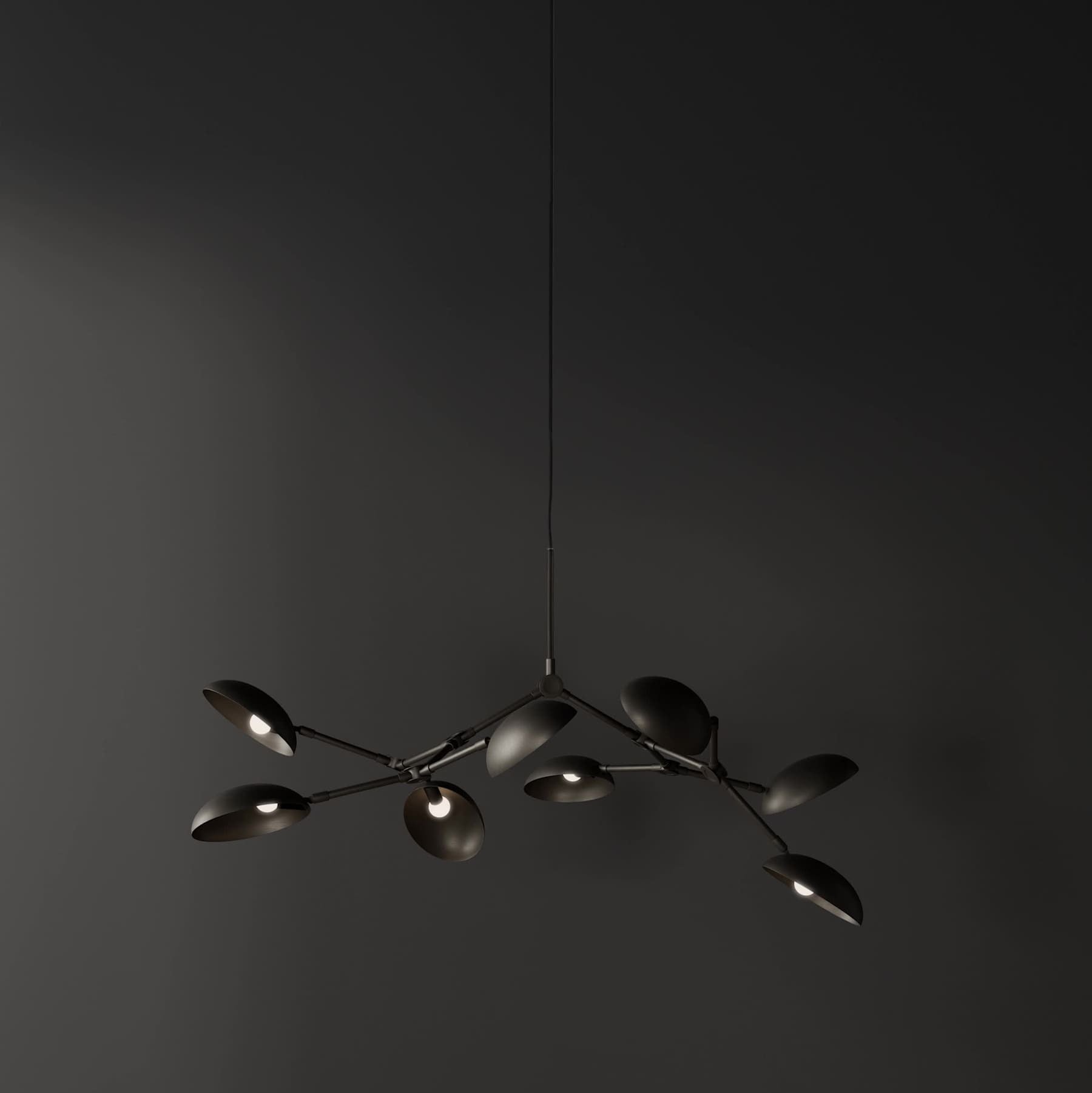 Drop Chandelier, Mini - Bronze