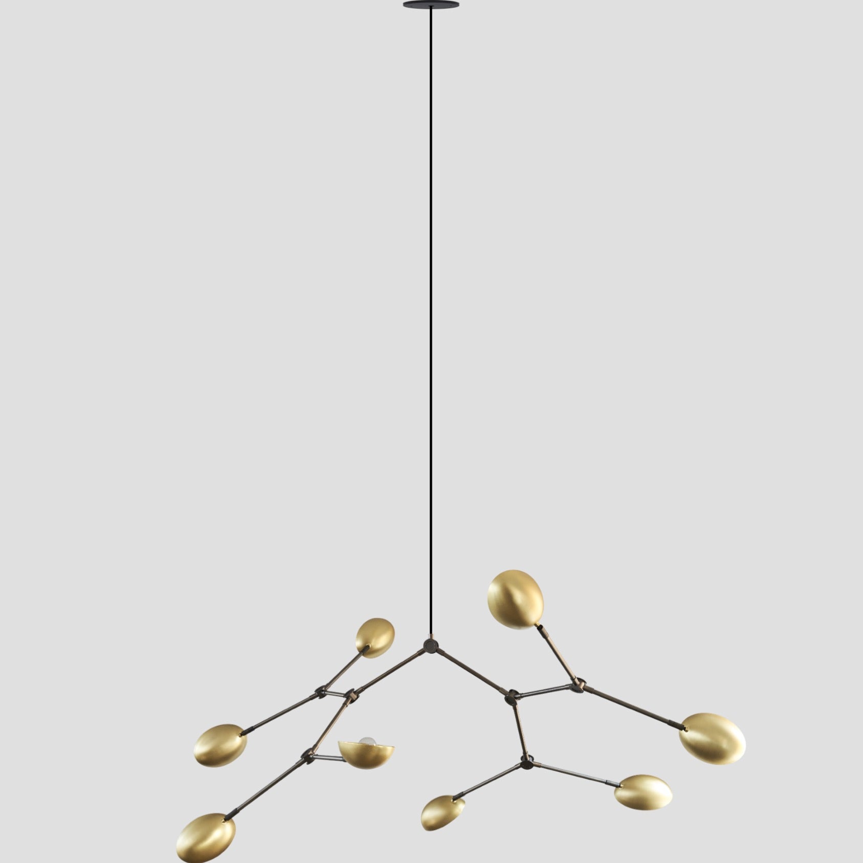 Drop Chandelier - Brass