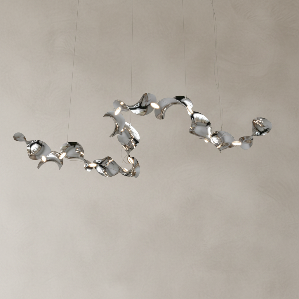 Dune 12 Curve Chandelier - 5 Finish Options*