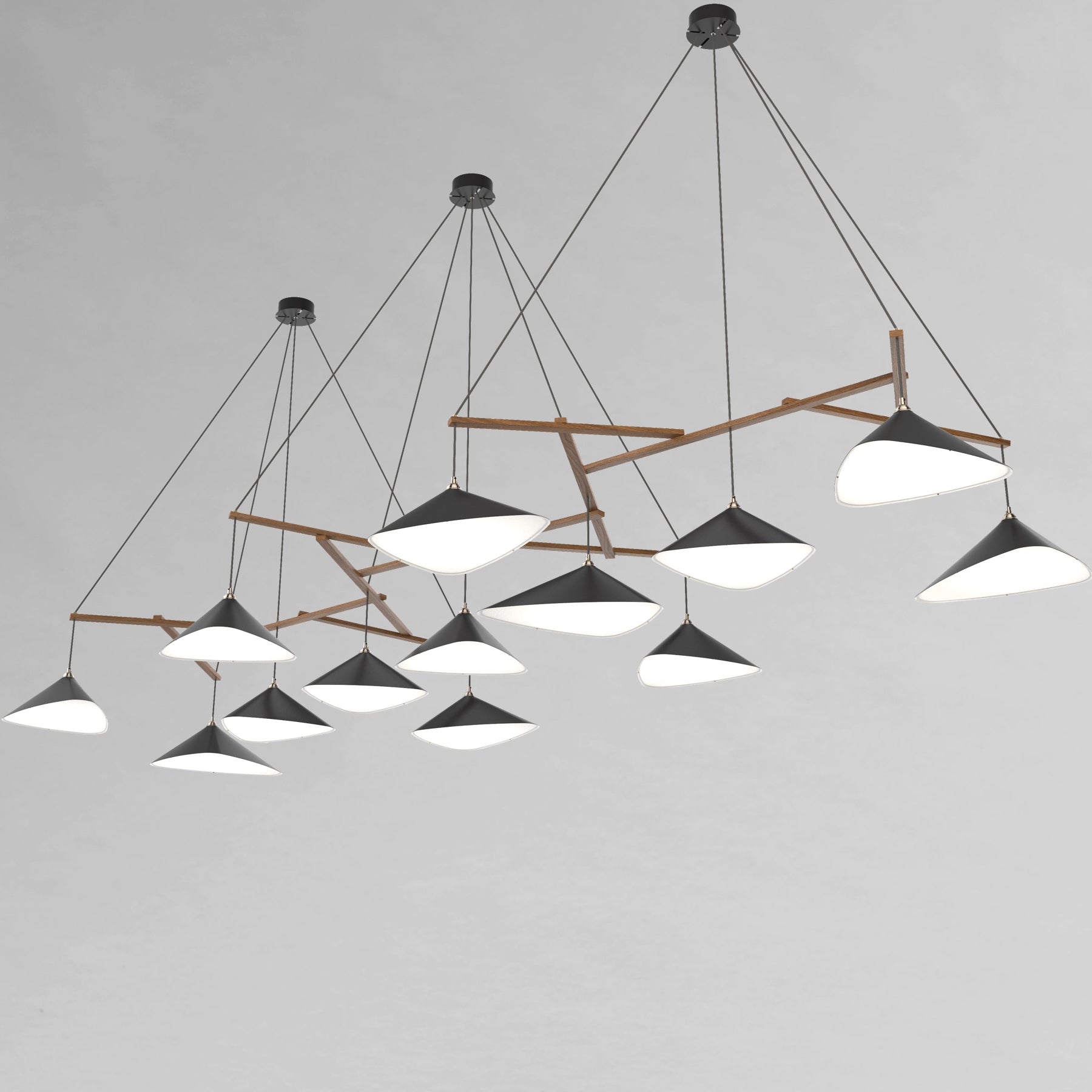 Emily Chandelier, Group of 13 - 5 Finish Options*