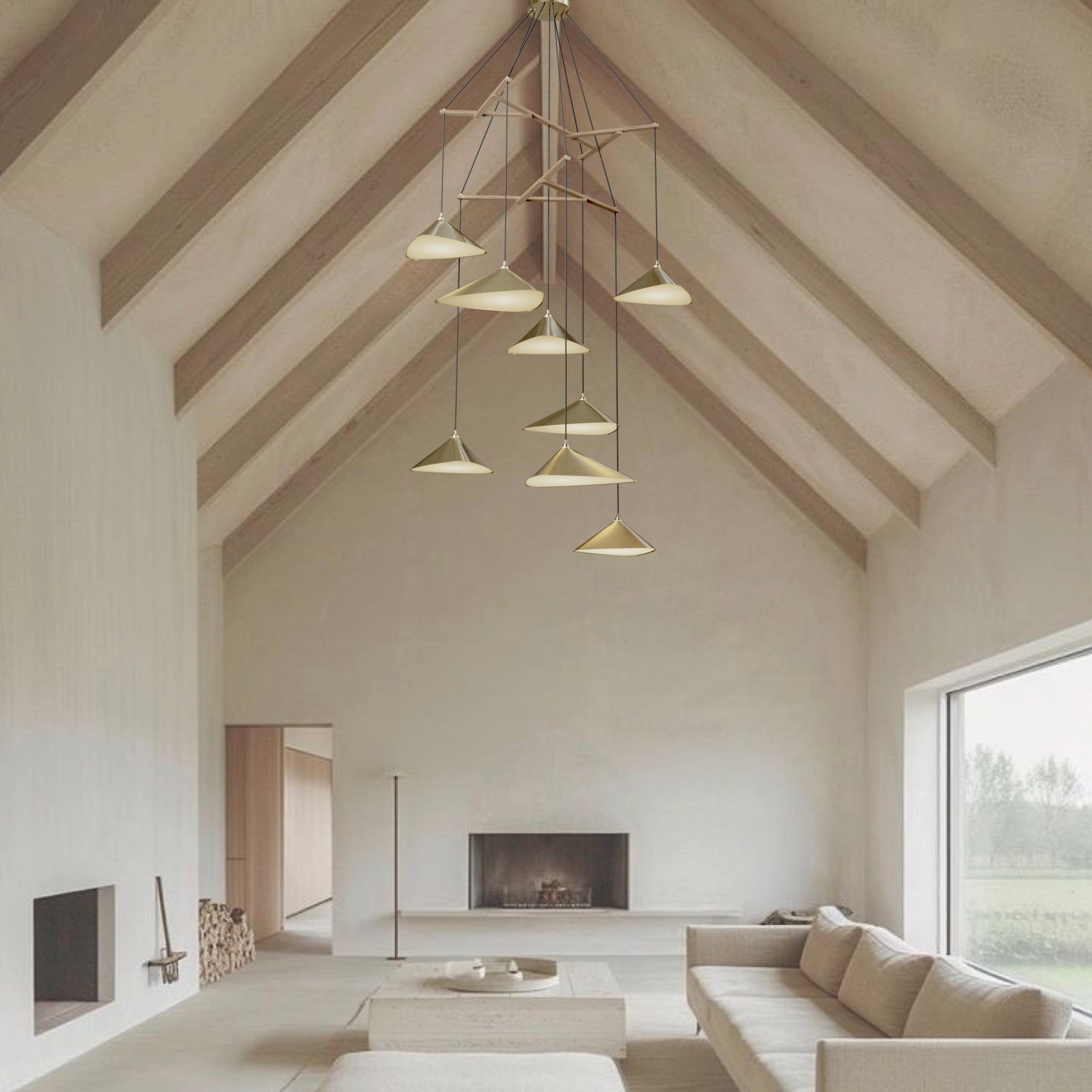 Emily Chandelier, V8 - 5 Finish Options*