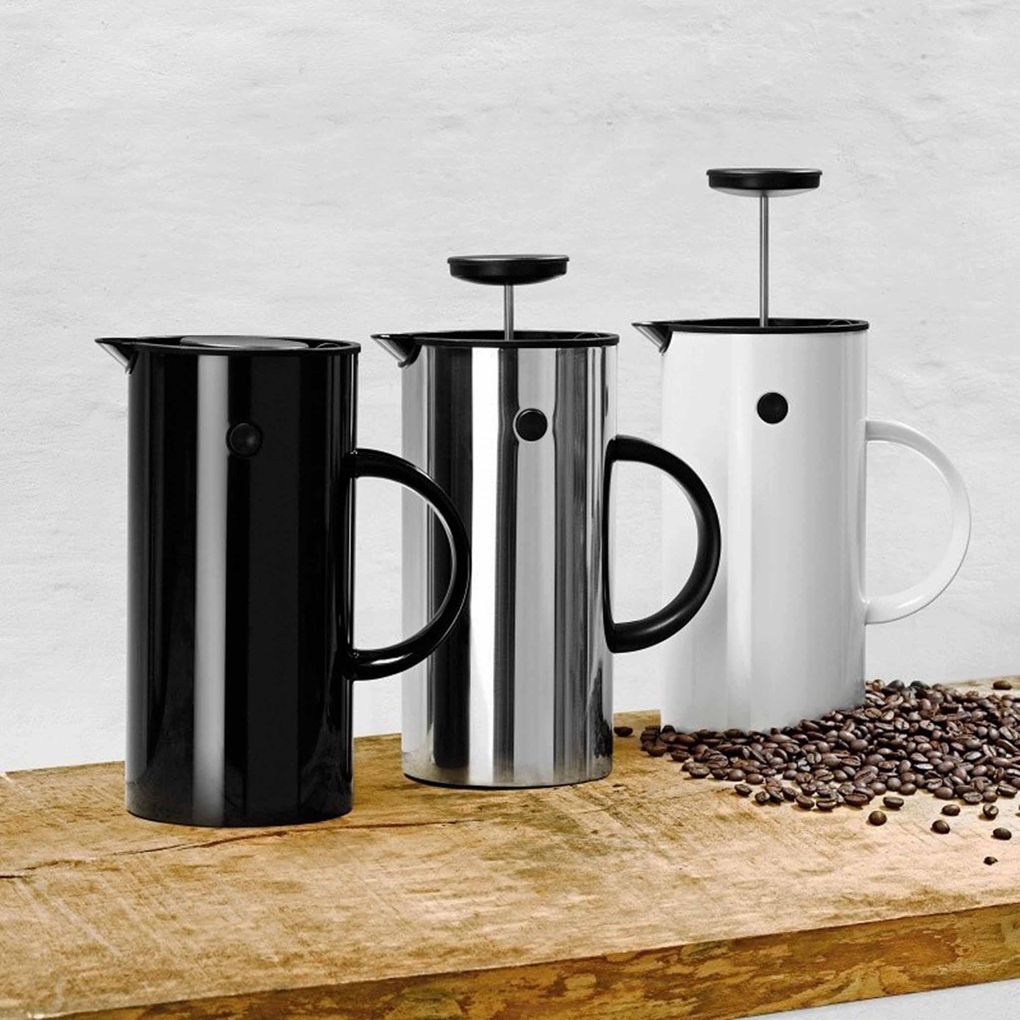 EM77 French Press 1 L - Stainless Steel