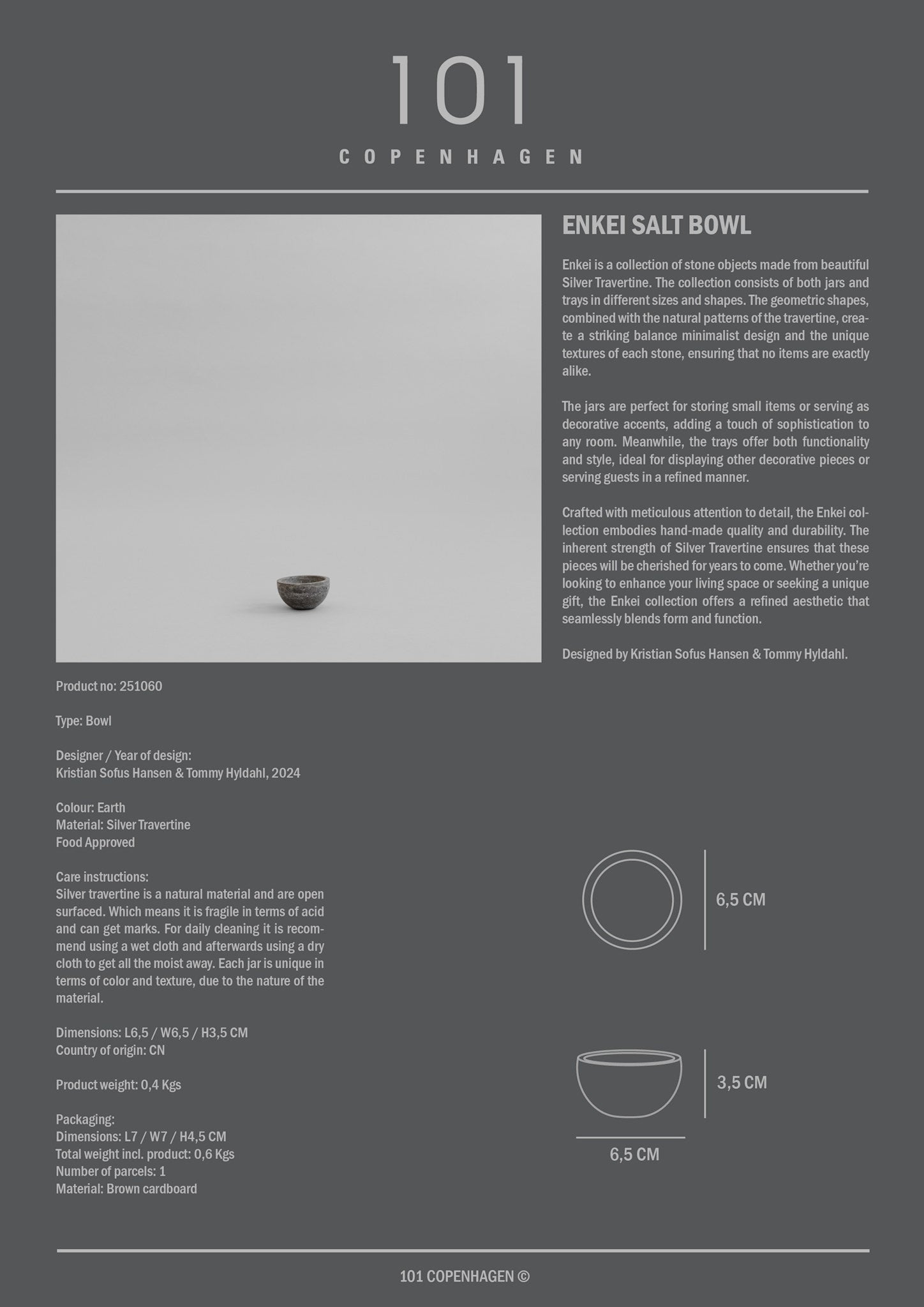 Enkei Salt Bowl - Earth