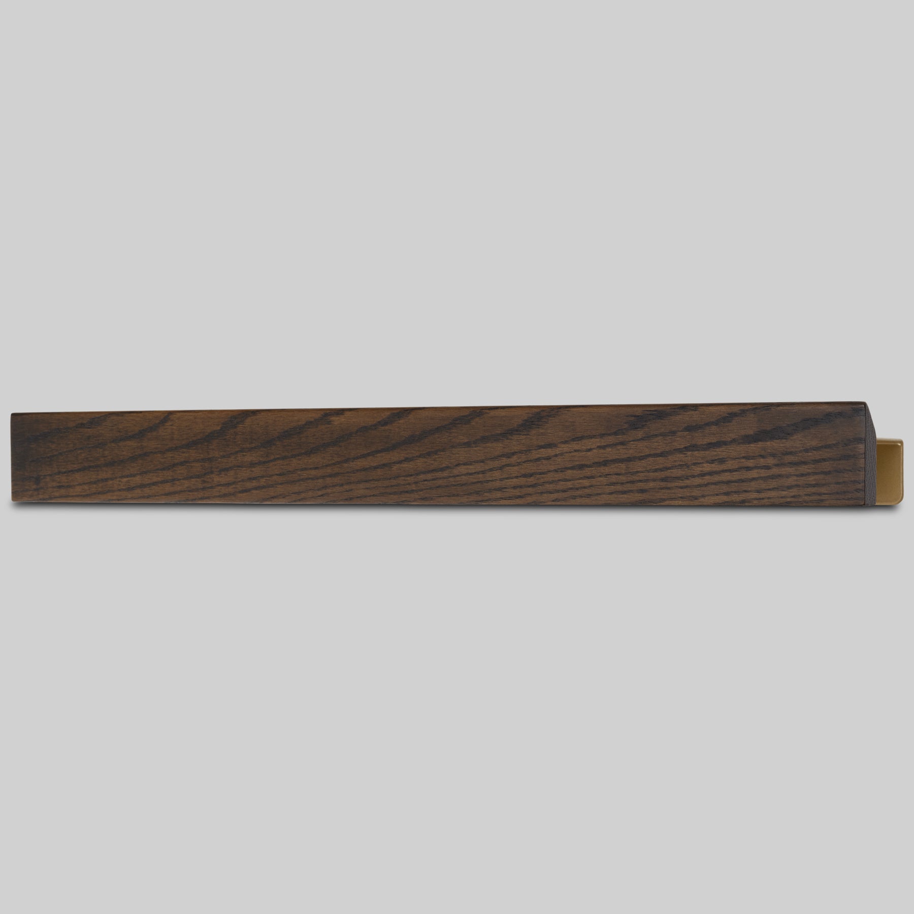 FLEX Wall System - Dark Oak & Brass