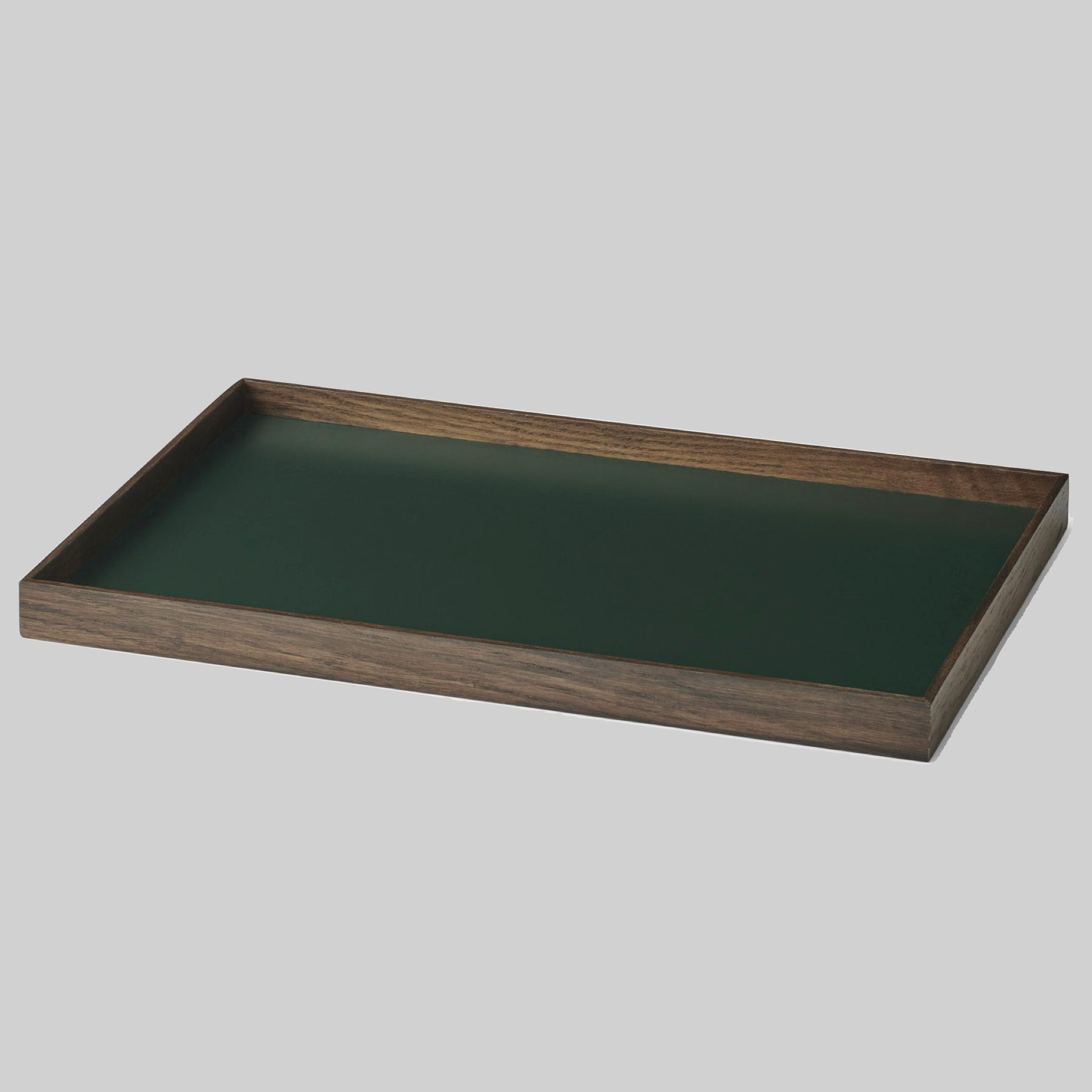 FRAME tray large, smoked oak-green