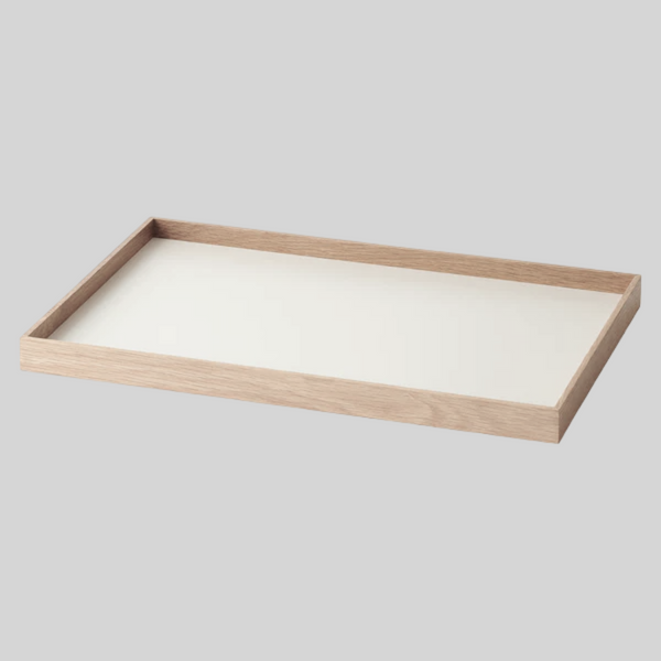 Frame tray medium oak/beige