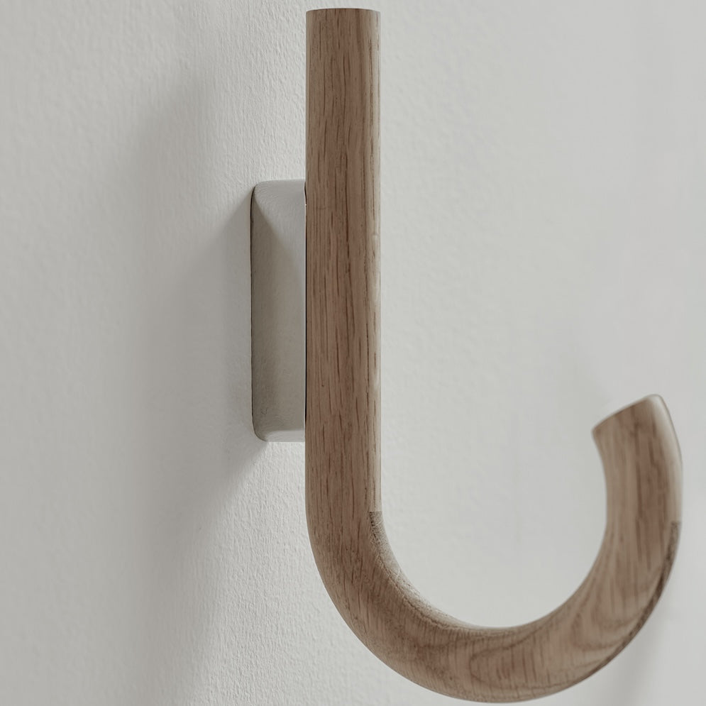 HOOK Big, oak-chrome