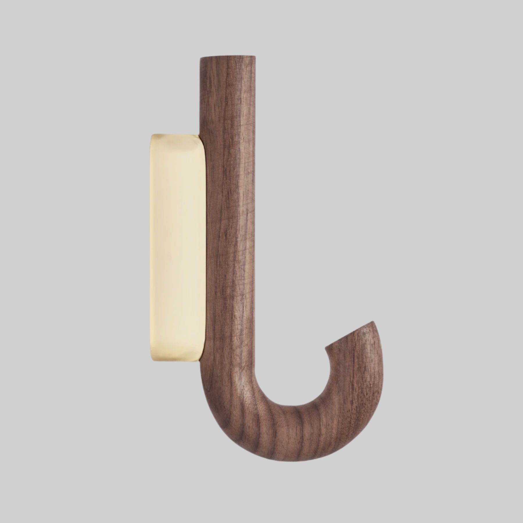 HOOK Mini, walnut-brass