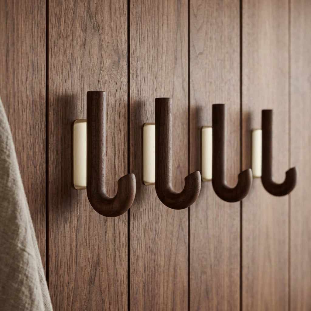 HOOK Mini, walnut-brass