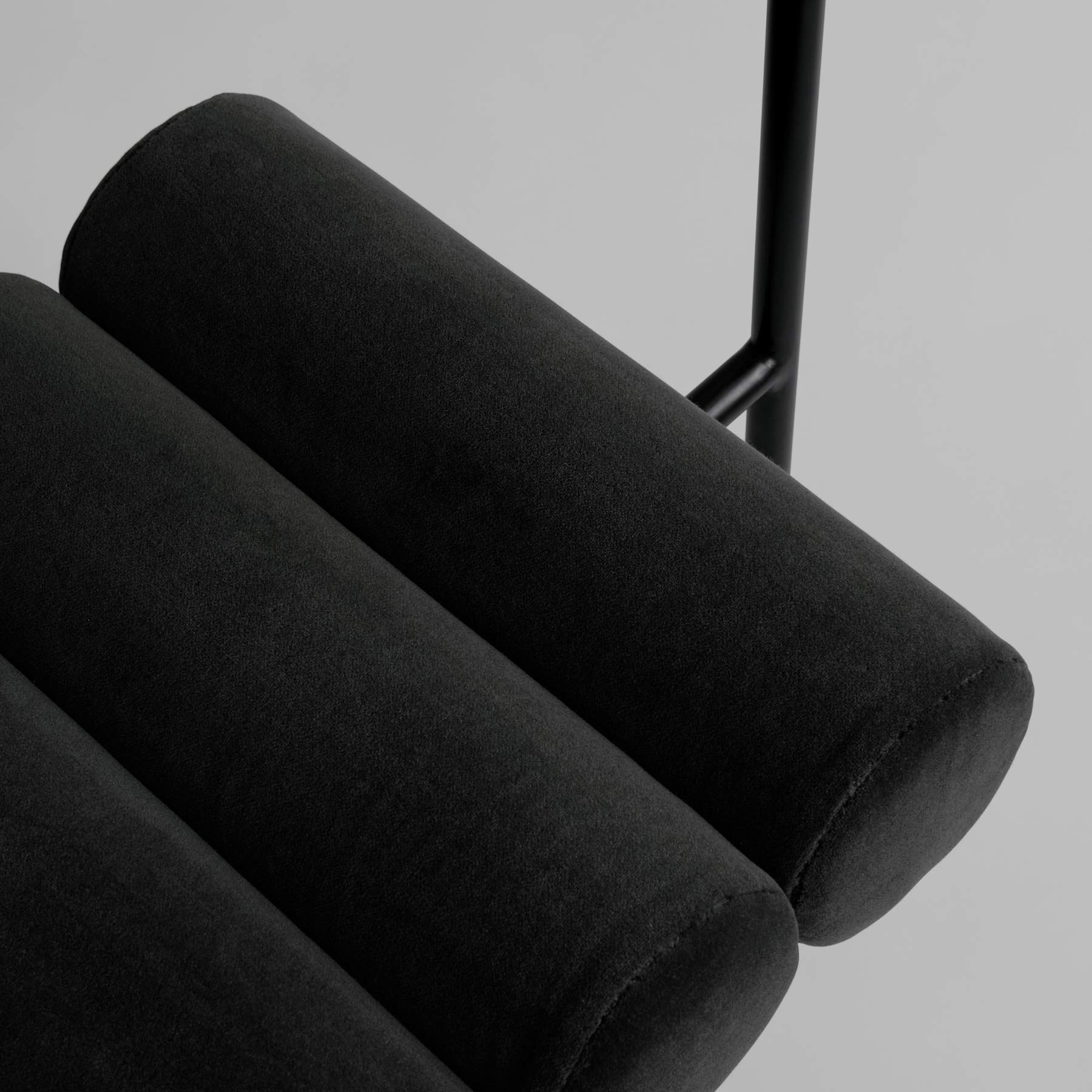 Hiro  Dining Chair, Black Frame - Peat