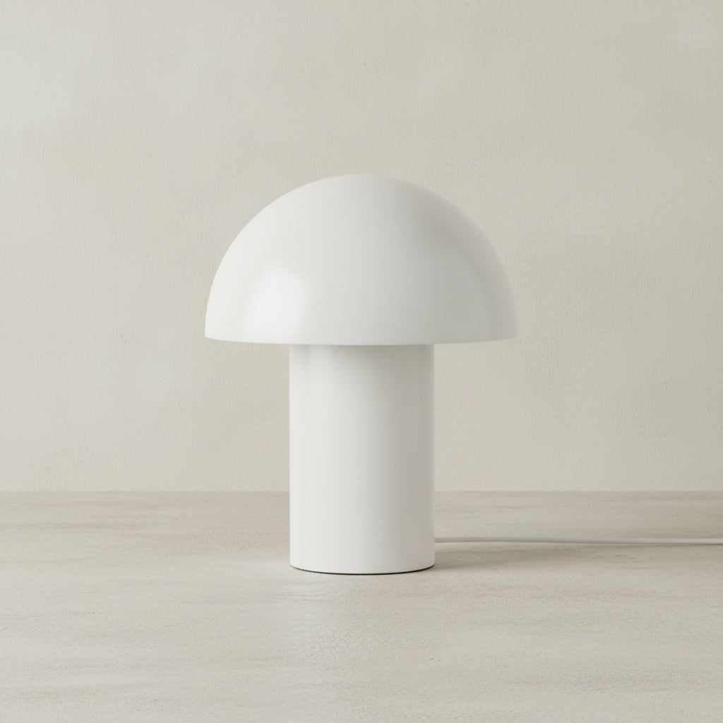 LEERY table lamp, white