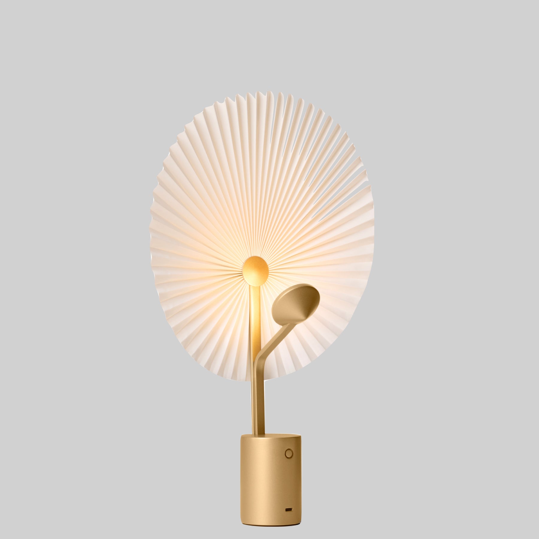 LIRIS Portable Table Lamp, Brass