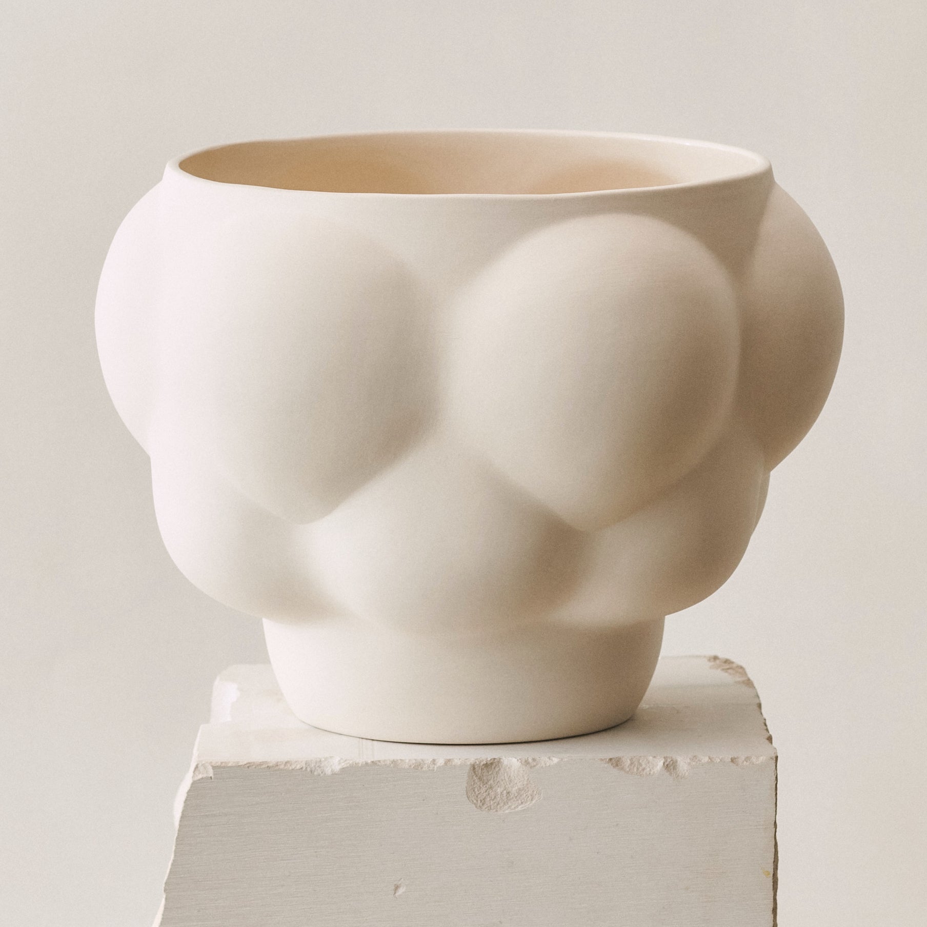 Balloon Bowl 05 Raw white
