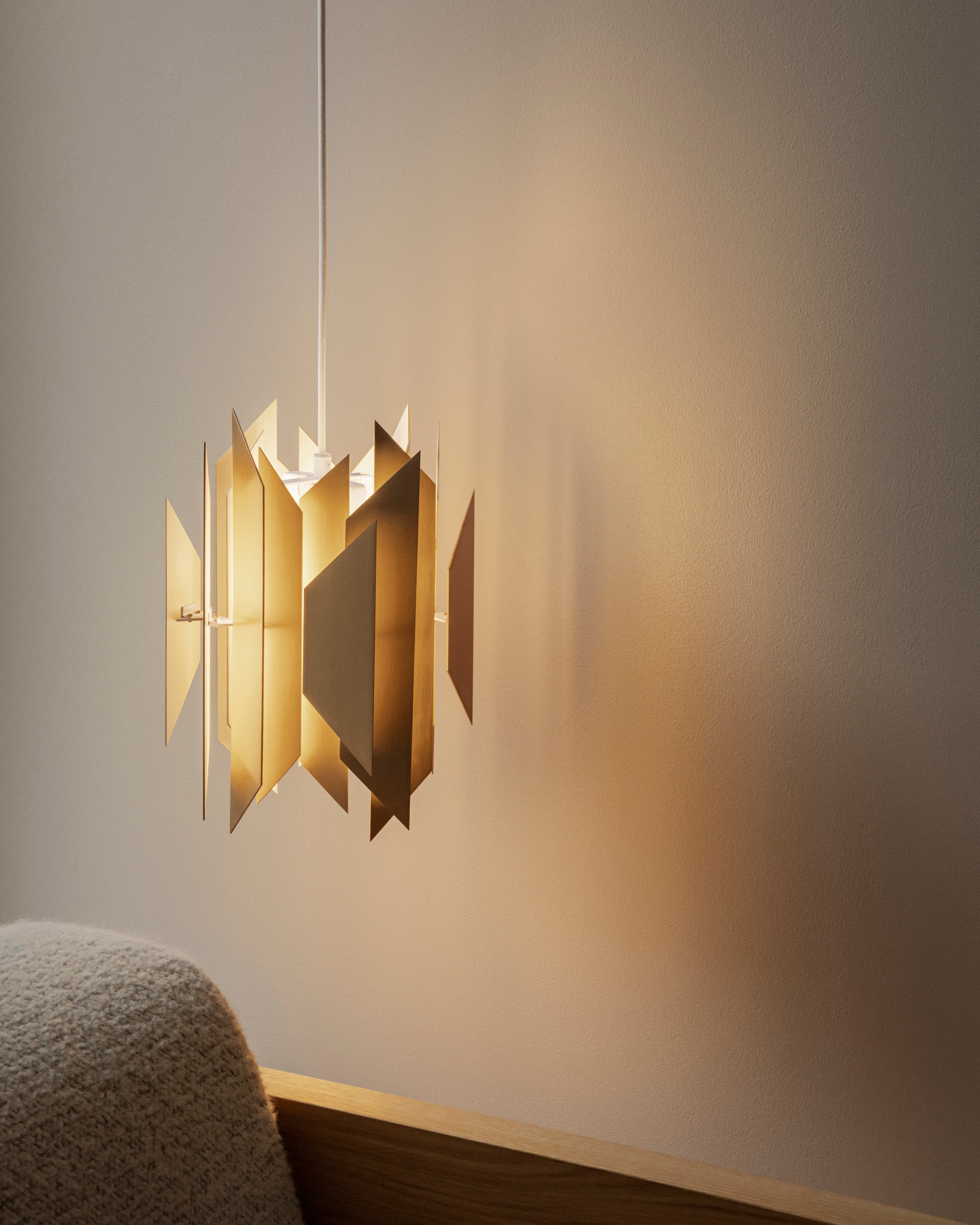 DIVAN 2 PENDANT 245 Brass