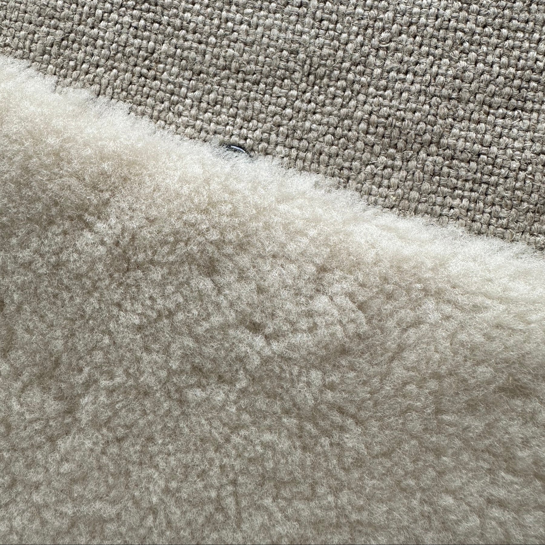 Big Foot Stool - Sheepskin, Sandshell