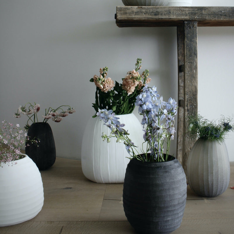 Organic vase 05 - white