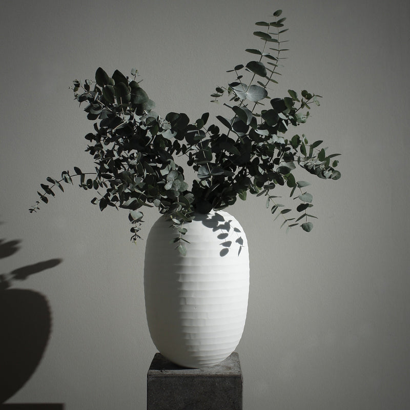 Organic vase 07 - white