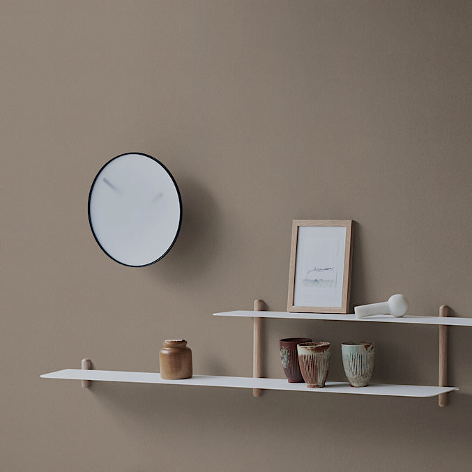 NIVO Shelf Small H - light oak/white