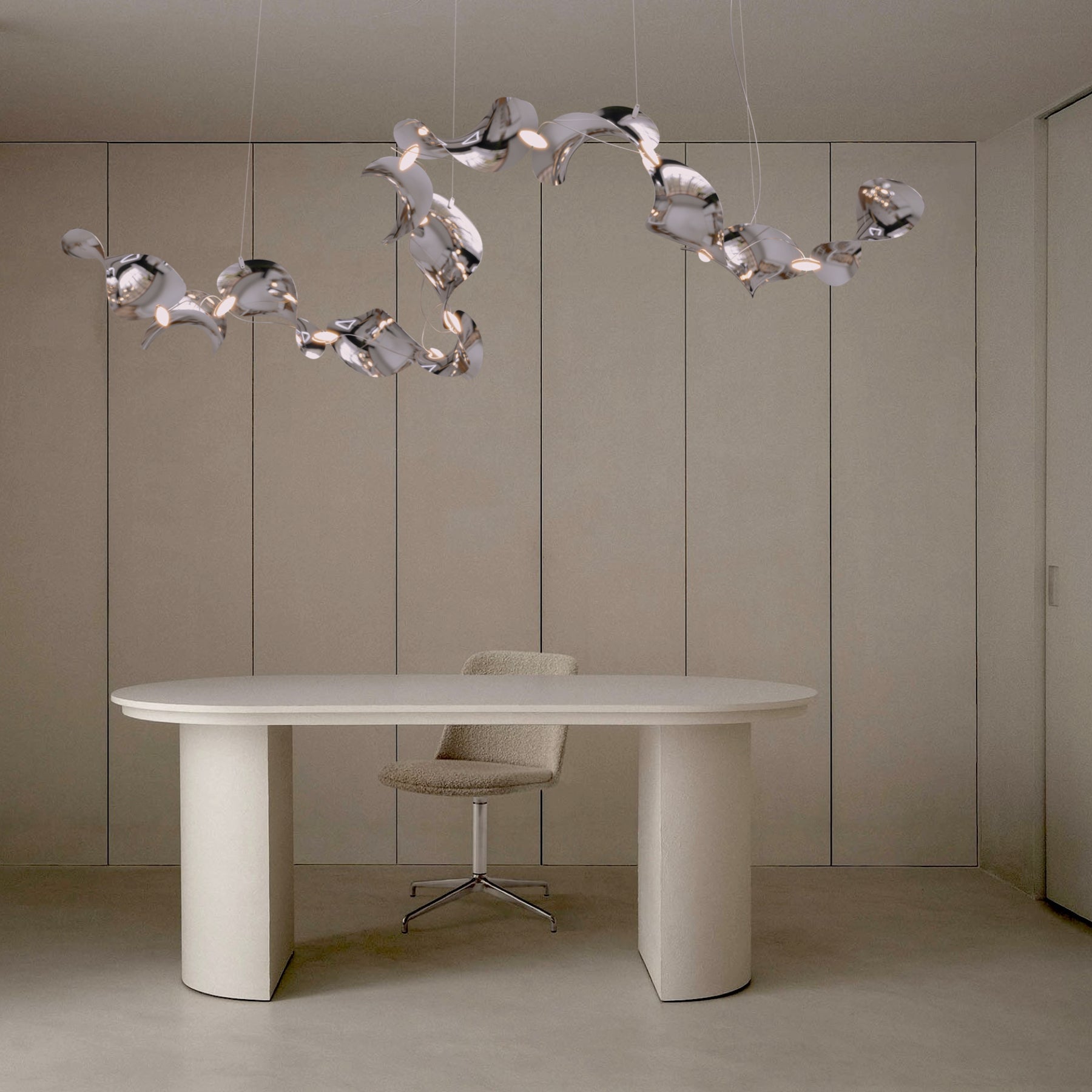 Dune 12 Curve Chandelier - 2 Finish Options*