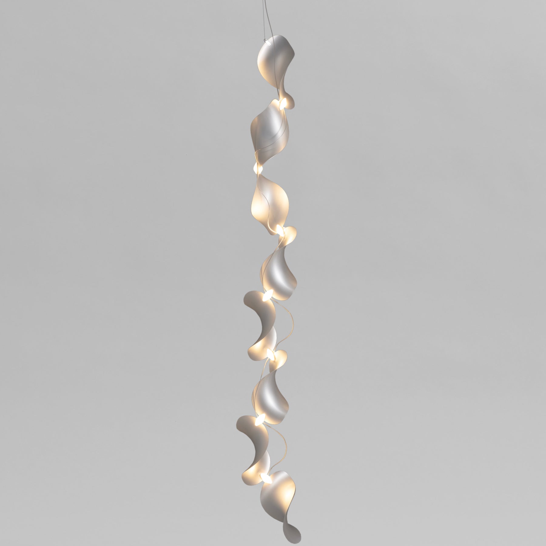 Dune 8 Vertical Line Chandelier - 2 Finish Options*