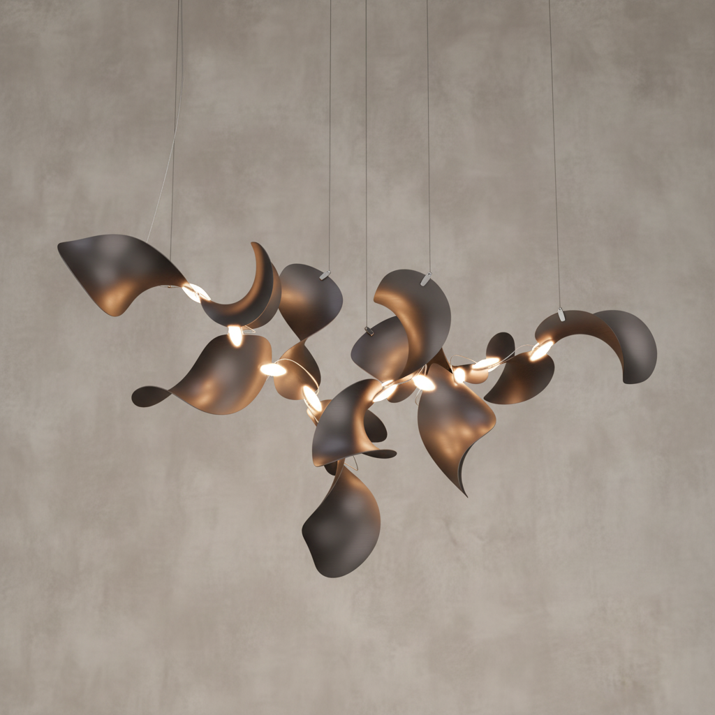 Dune 12 Cluster Chandelier - 5 Finish Options