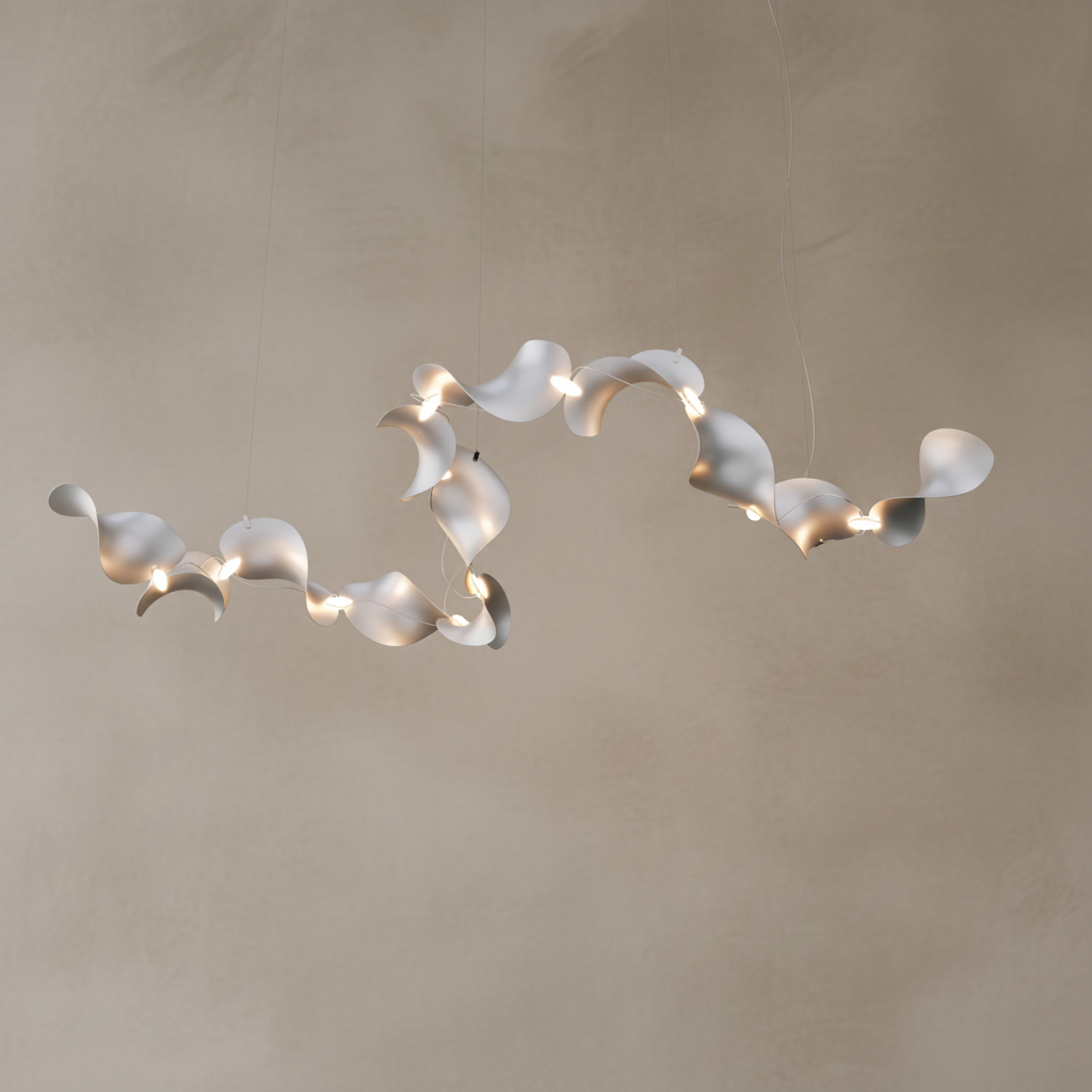 Dune 12 Curve Chandelier - 5 Finish Options*