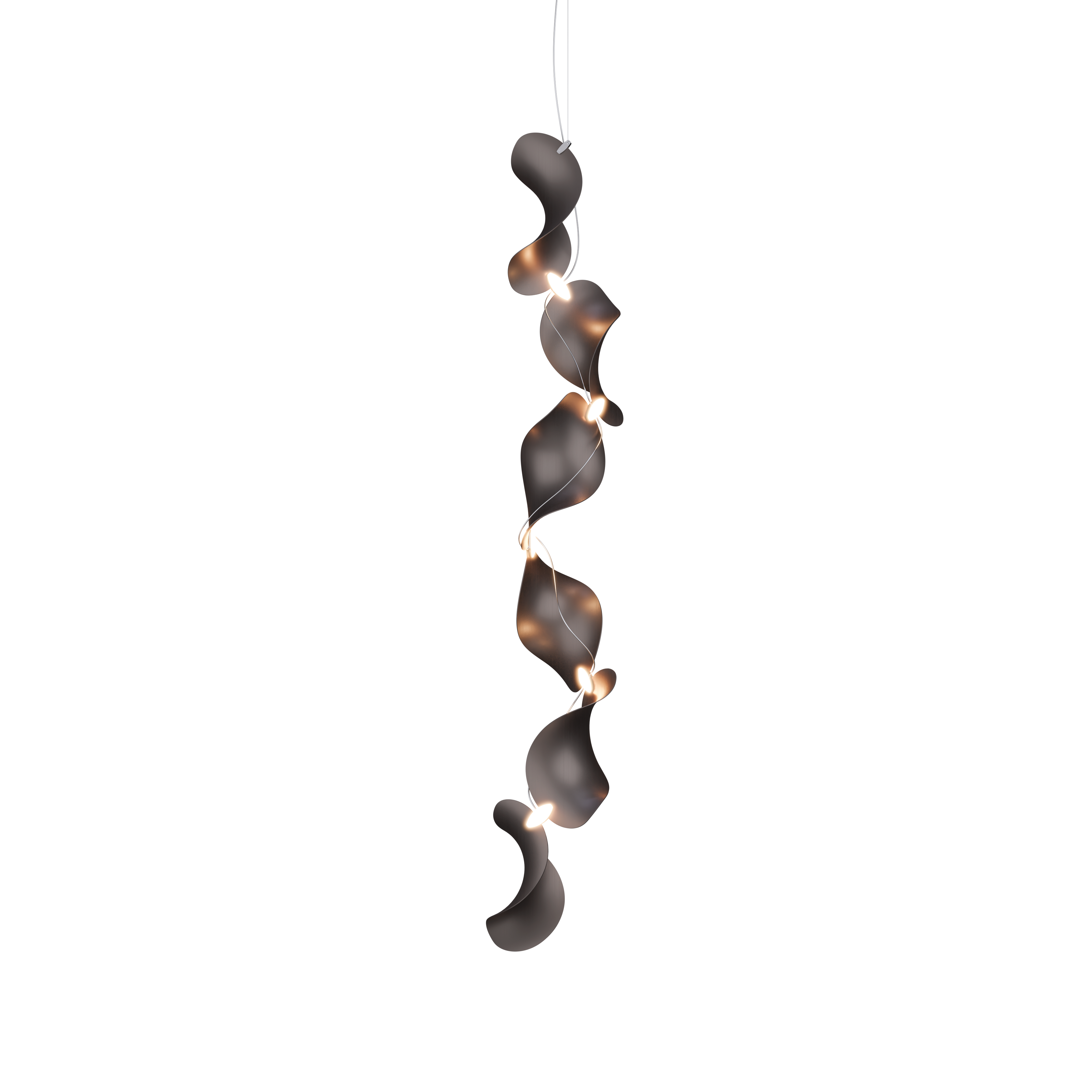 Dune 6 Vertical Line Chandelier - 5 Finish Options*