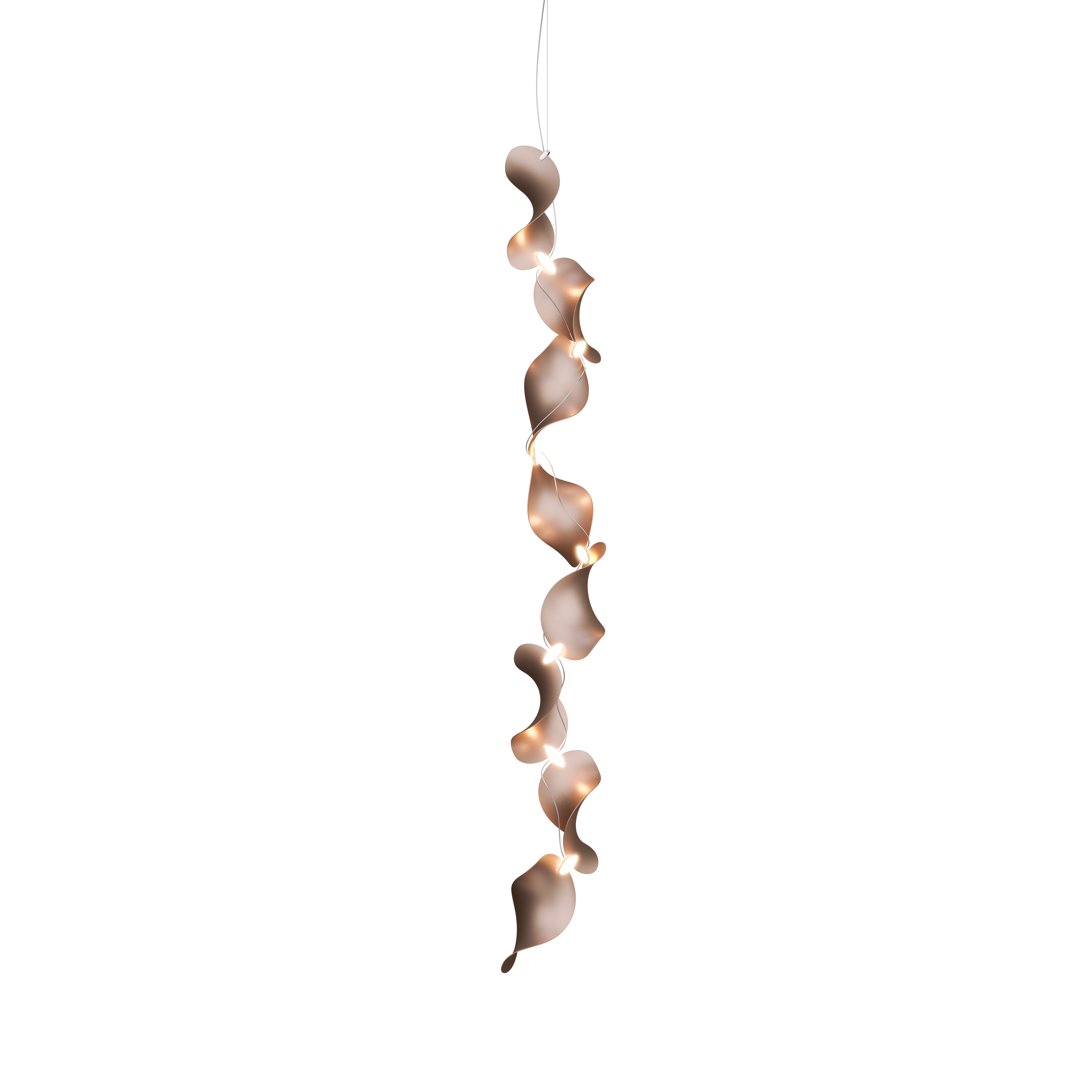 Dune 8 Vertical Line Chandelier - 5 Finish Options*