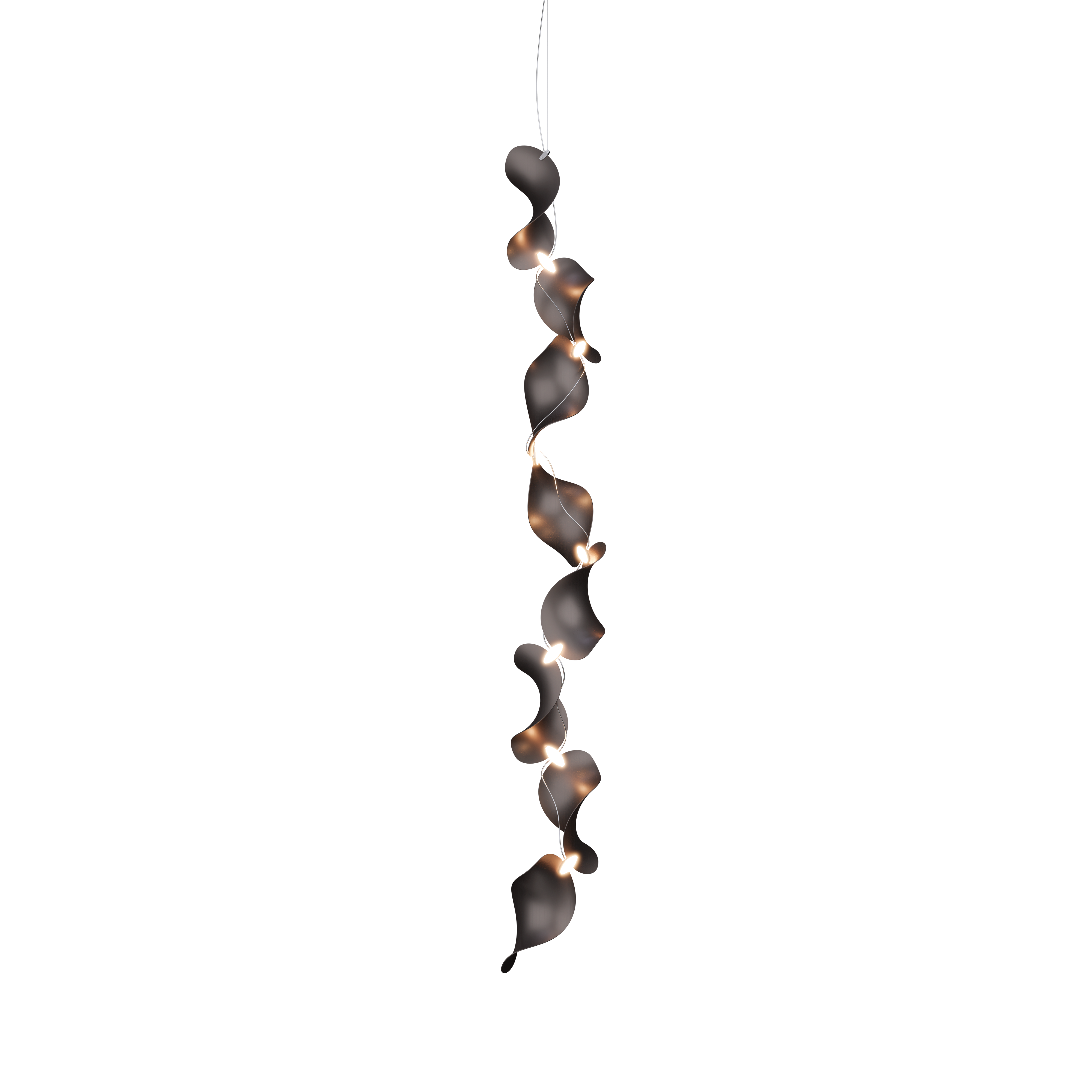 Dune 8 Vertical Line Chandelier - 5 Finish Options*