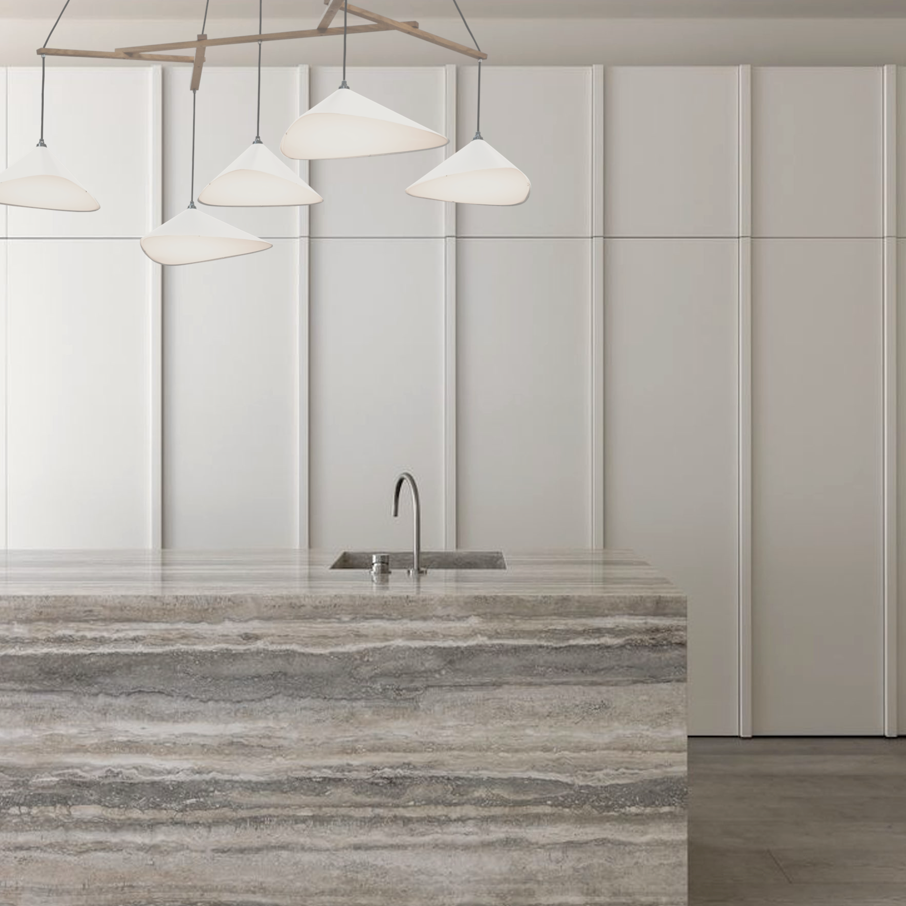 Emily Chandelier, Group of 5 - 5 Finish Options*