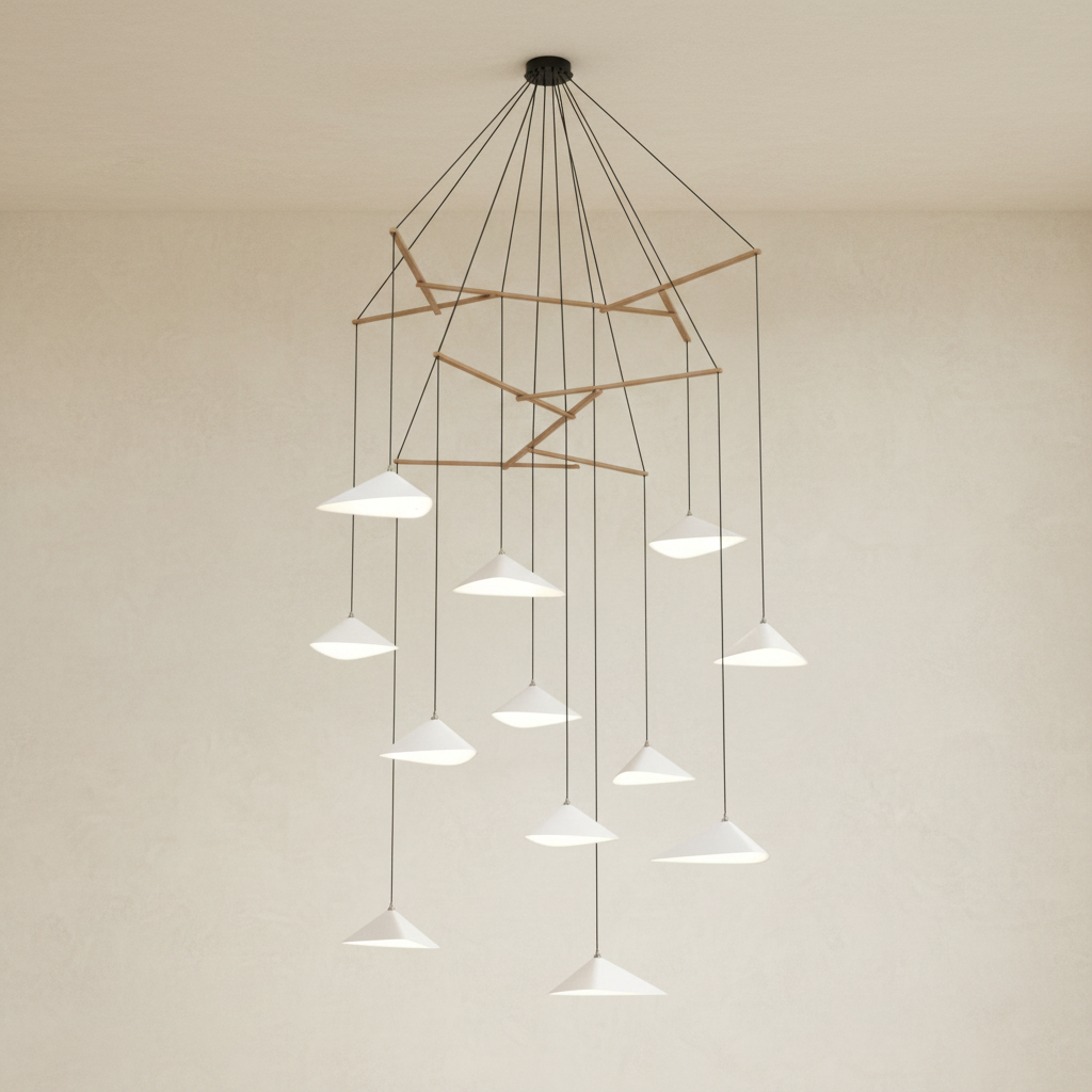 Emily Chandelier, V12 - 7 Finish Options *Made-to-order
