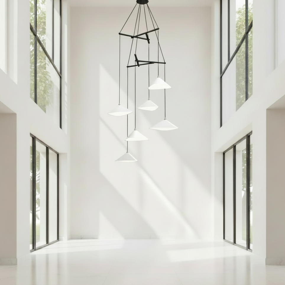 Emily Chandelier, V6 - 7 Finish Options *Made-to-Order