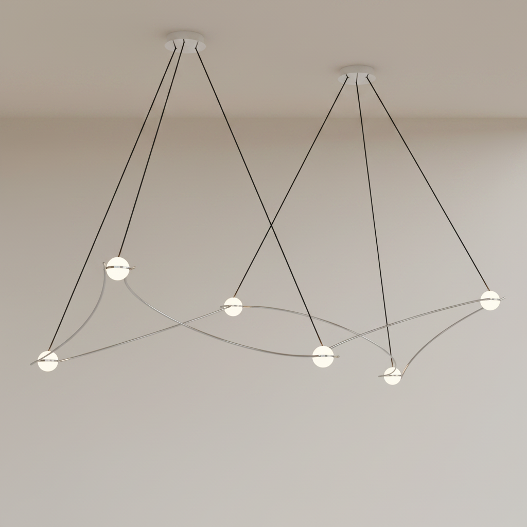 Kosmos 6L Chandelier - 4 Finish Options