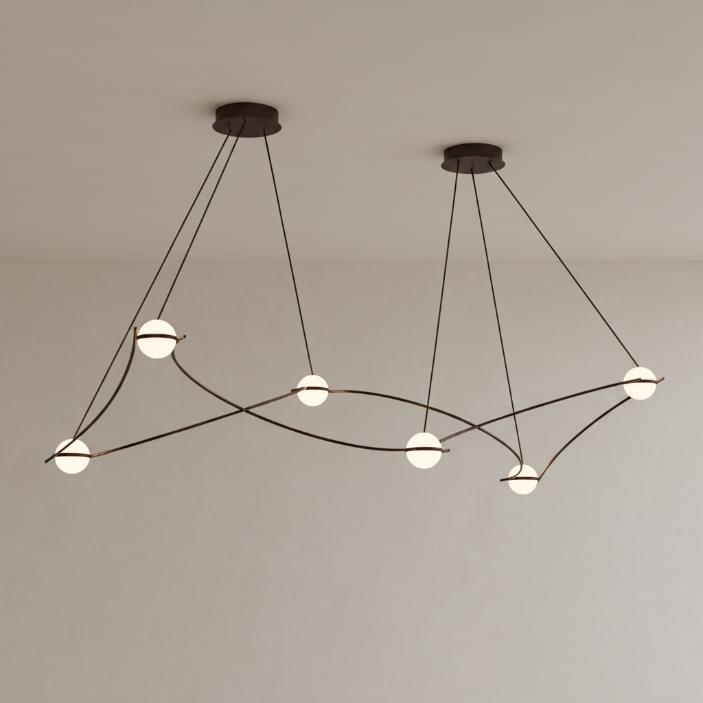Kosmos 6S Chandelier - 4 Finish Options
