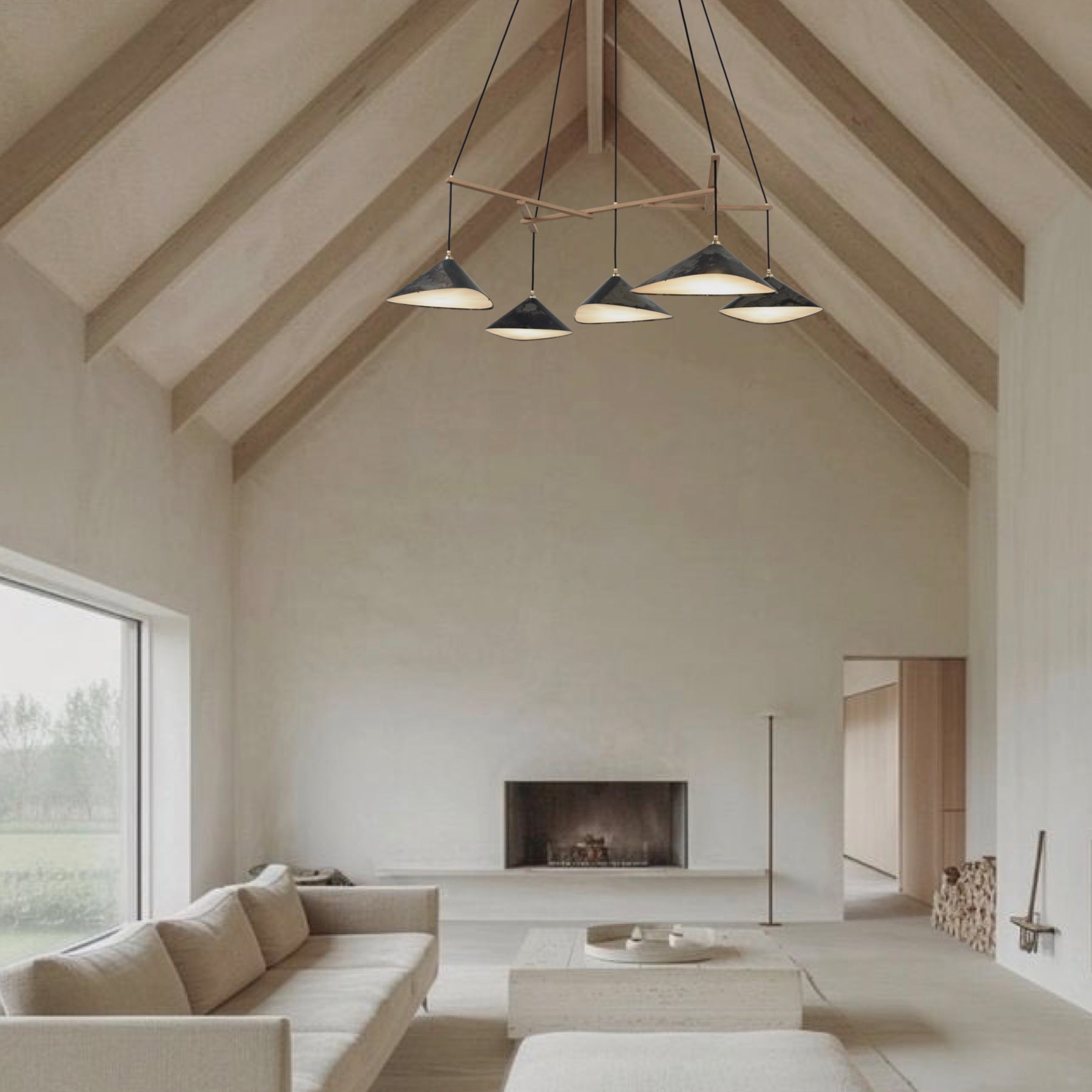 Emily Chandelier, Group of 5 - 5 Finish Options*