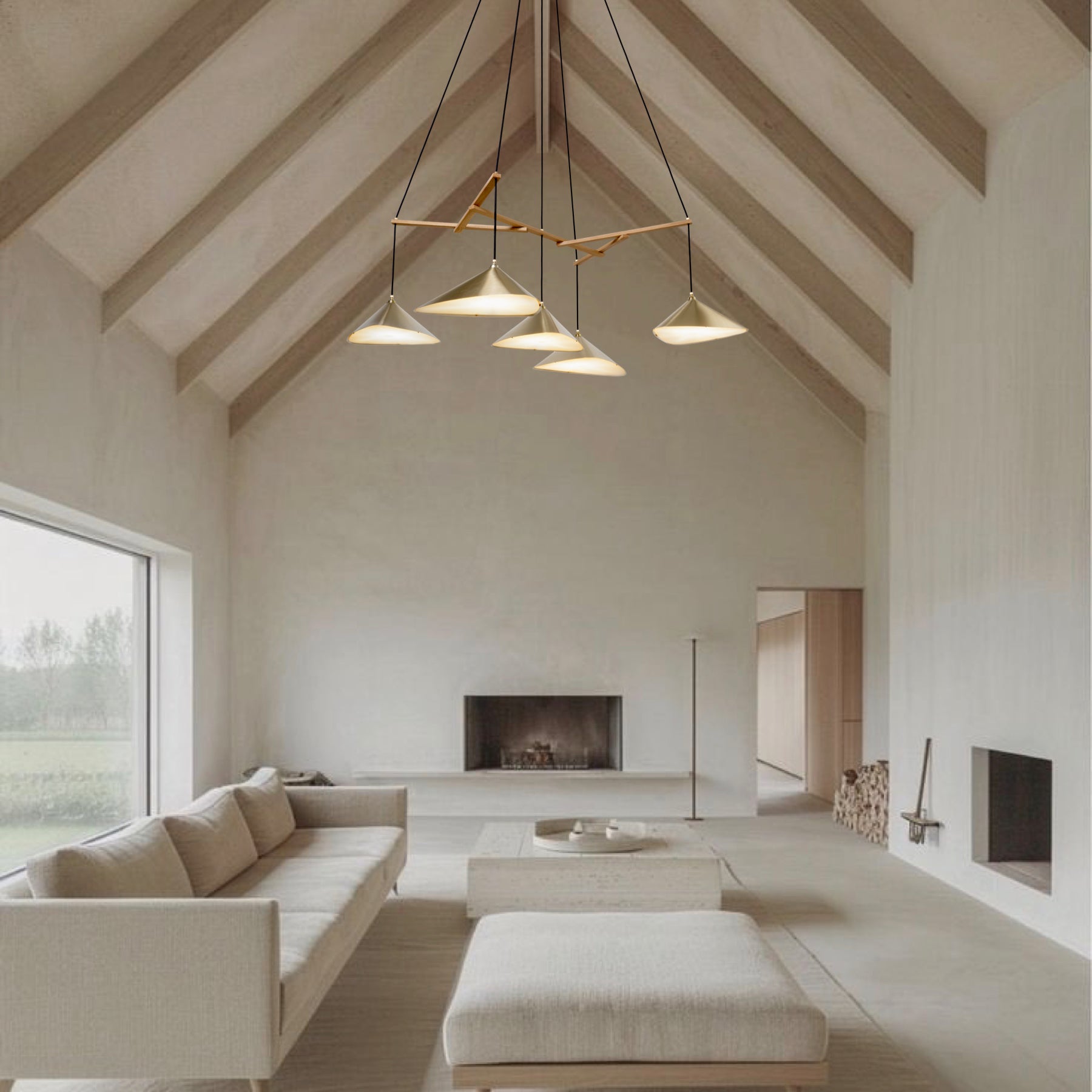 Emily Chandelier, Group of 5 - 5 Finish Options*